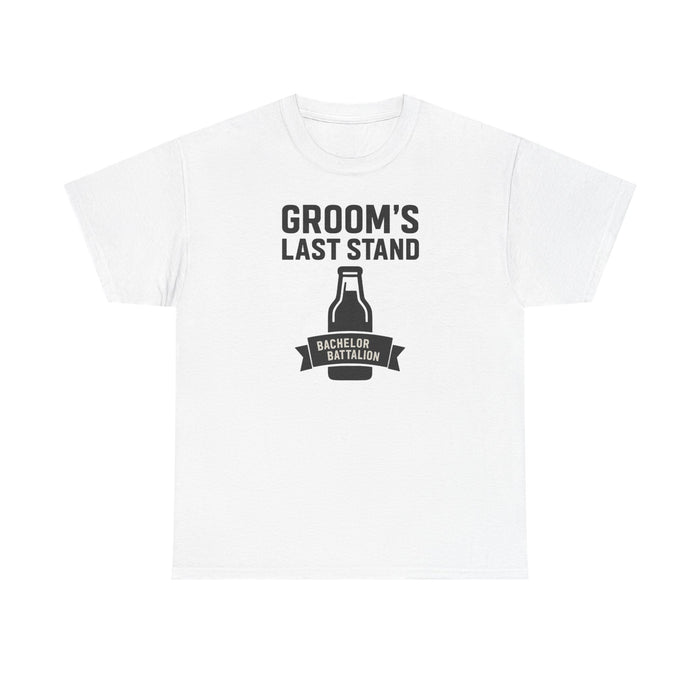 ๐ฆ Groomโs Last Stand โ Bachelor Battalion Tee by VTtee ๐ฆ