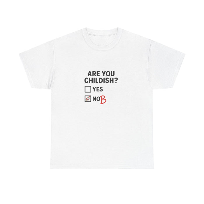 ๐๐๏ธ Funny โAre You Childish?โ T-Shirt โ Tick Box Humor Tee by VTtee ๐โจ