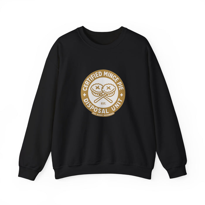 ๐ฅง๐ Certified Mince Pie Disposal Unit โ VTtee Christmas Jumper