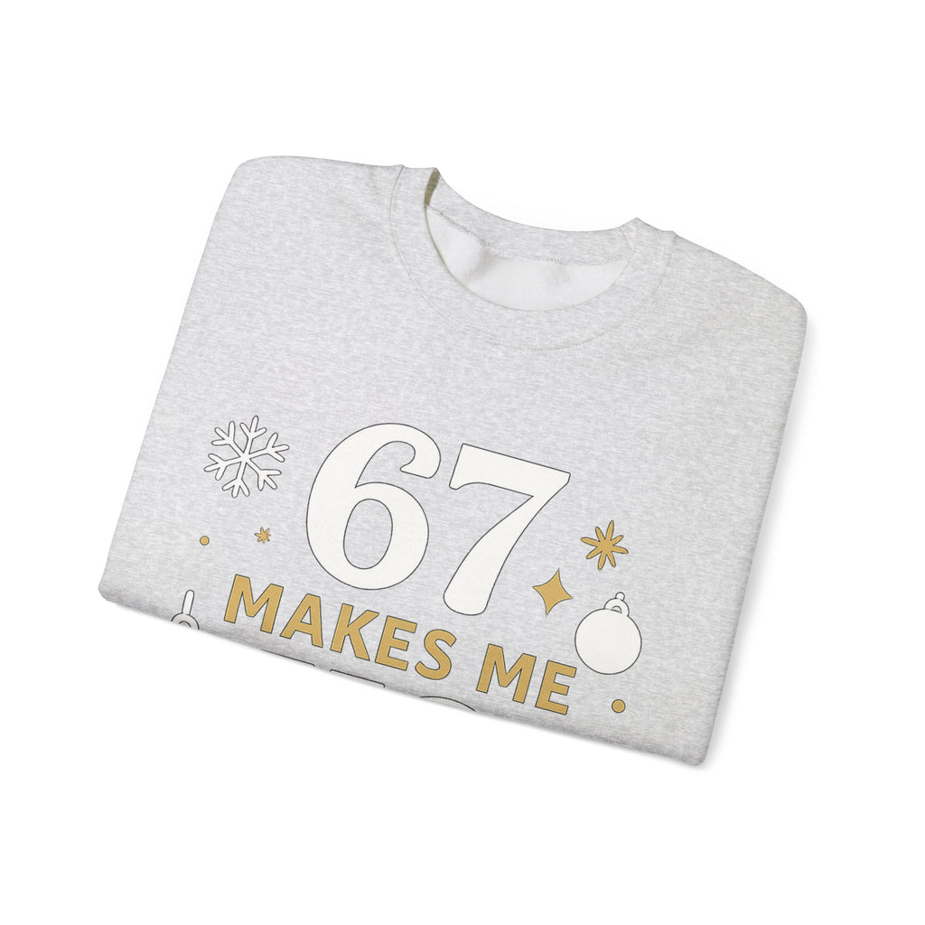🎄🔥 67 Makes Me Ho Ho Ho – Christmas Meme Jumper by VTtee