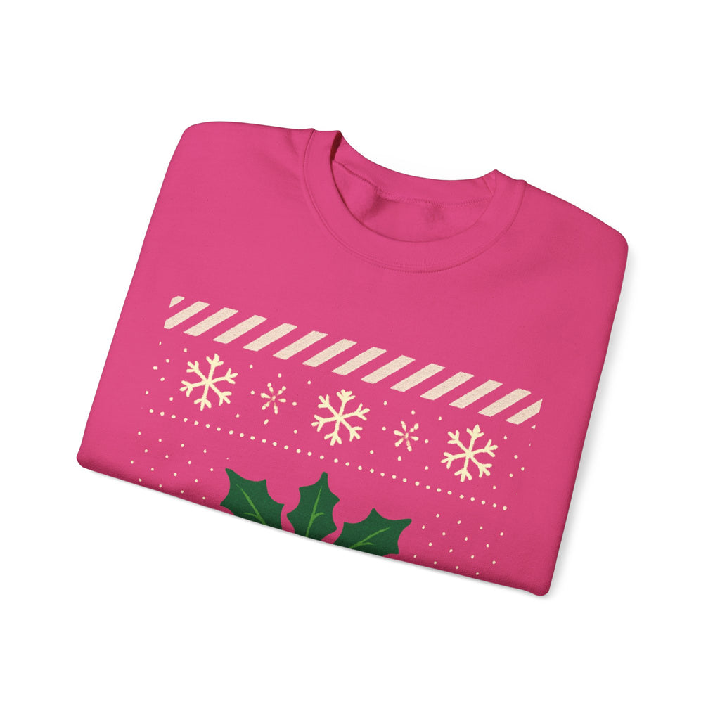 🎄 Candy Cane & Holly Christmas Jumper — VTtee