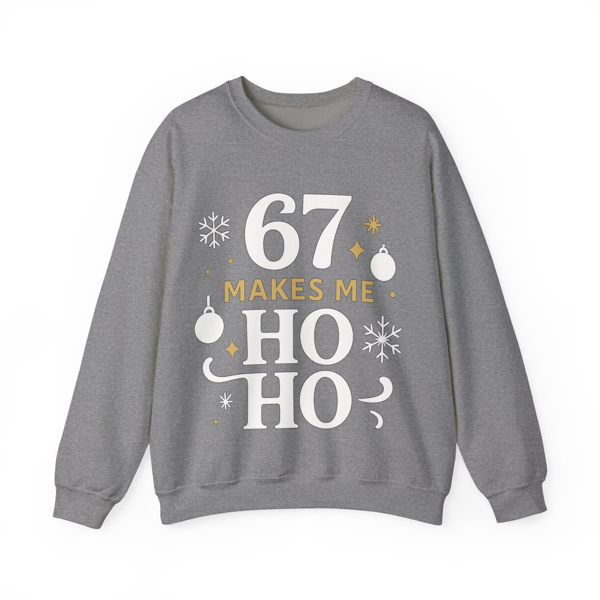 🎄🔥 67 Makes Me Ho Ho Ho – Christmas Meme Jumper by VTtee