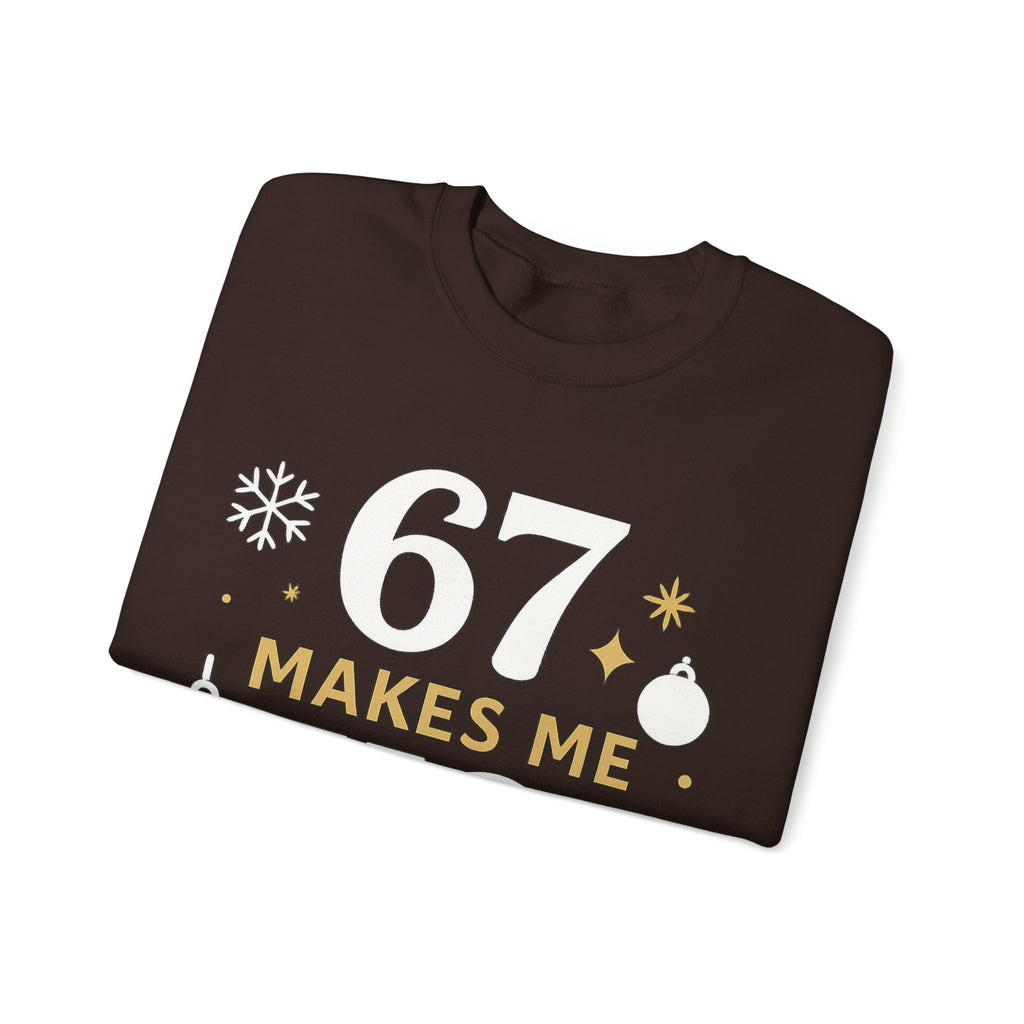 🎄🔥 67 Makes Me Ho Ho Ho – Christmas Meme Jumper by VTtee