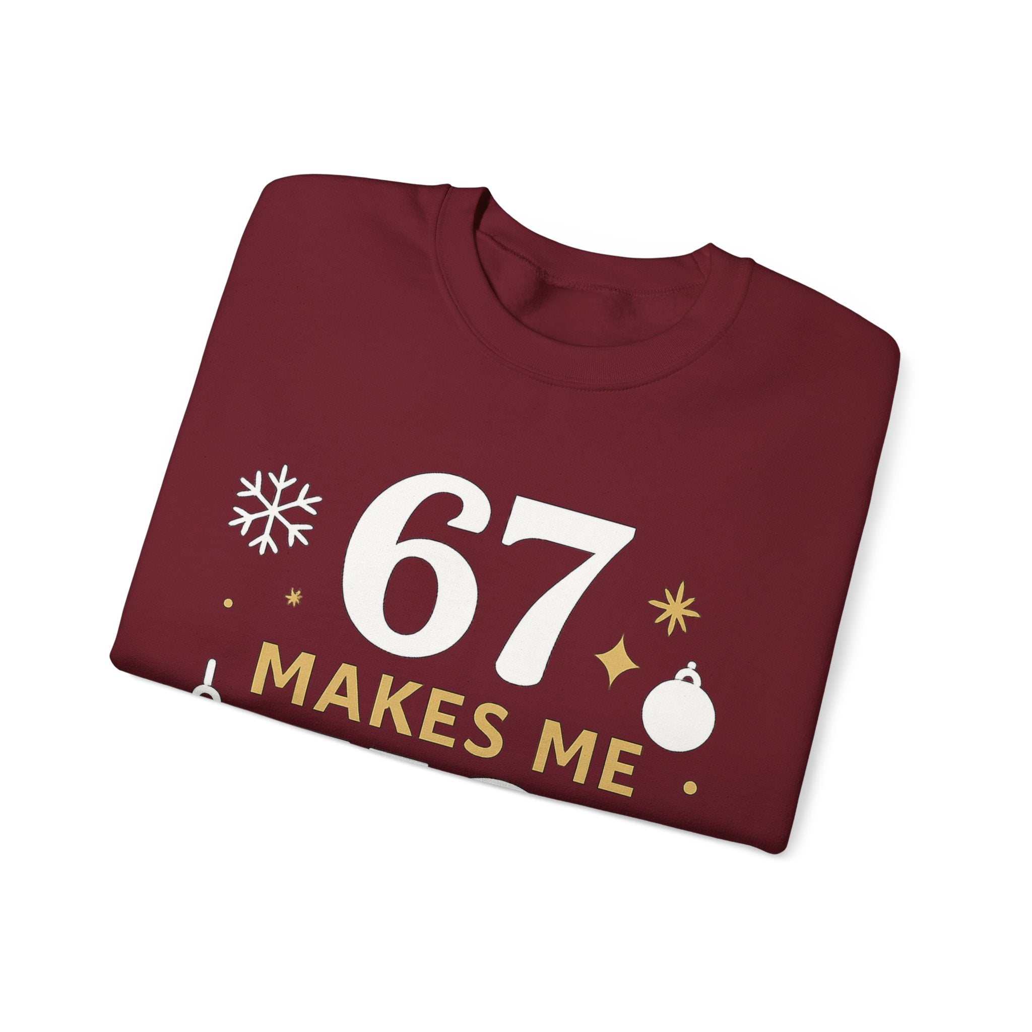 🎄🔥 67 Makes Me Ho Ho Ho – Christmas Meme Jumper by VTtee