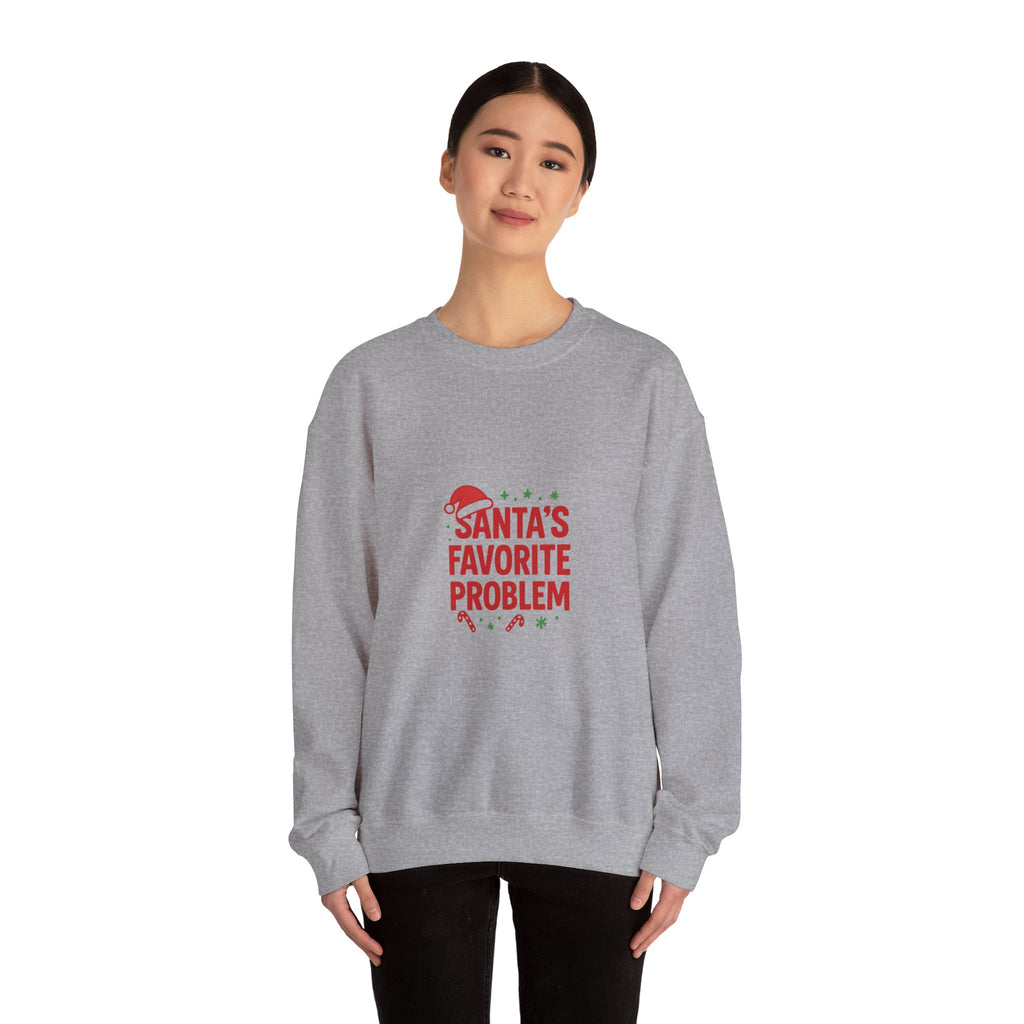 🎅 Santa’s Favourite Problem Sweatshirt by VTtee 🎅