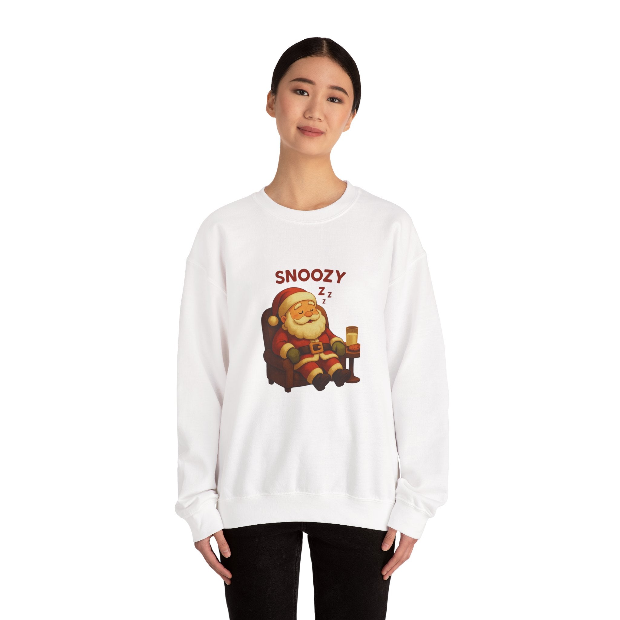 😴 Snoozy Santa Sweatshirt by VTtee 😴