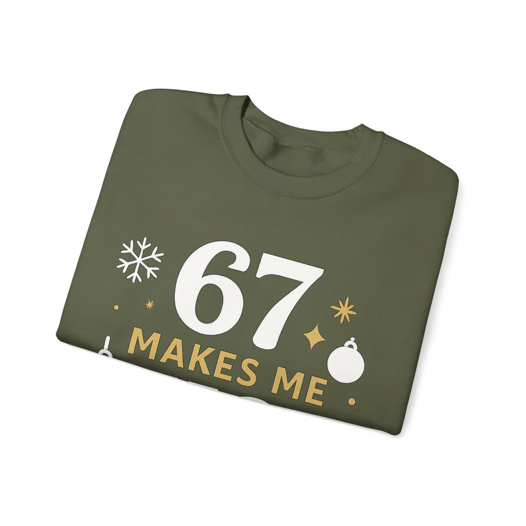 🎄🔥 67 Makes Me Ho Ho Ho – Christmas Meme Jumper by VTtee