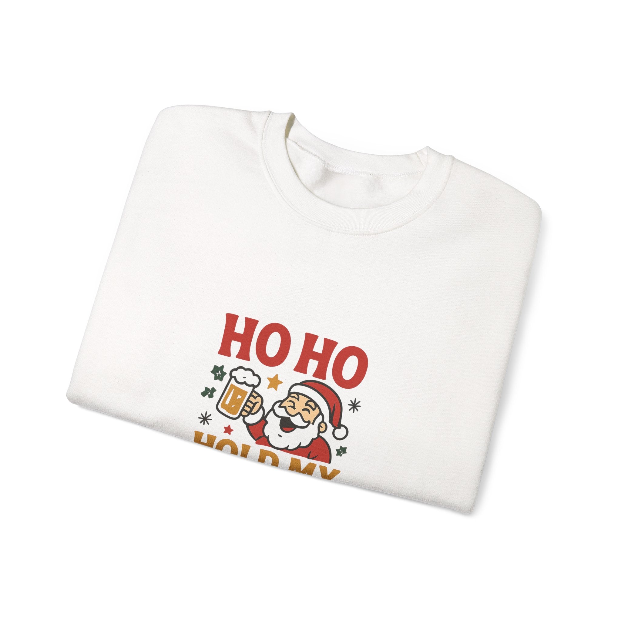 🍺 Ho Ho Hold My Beer Christmas Sweatshirt by VTtee 🎅