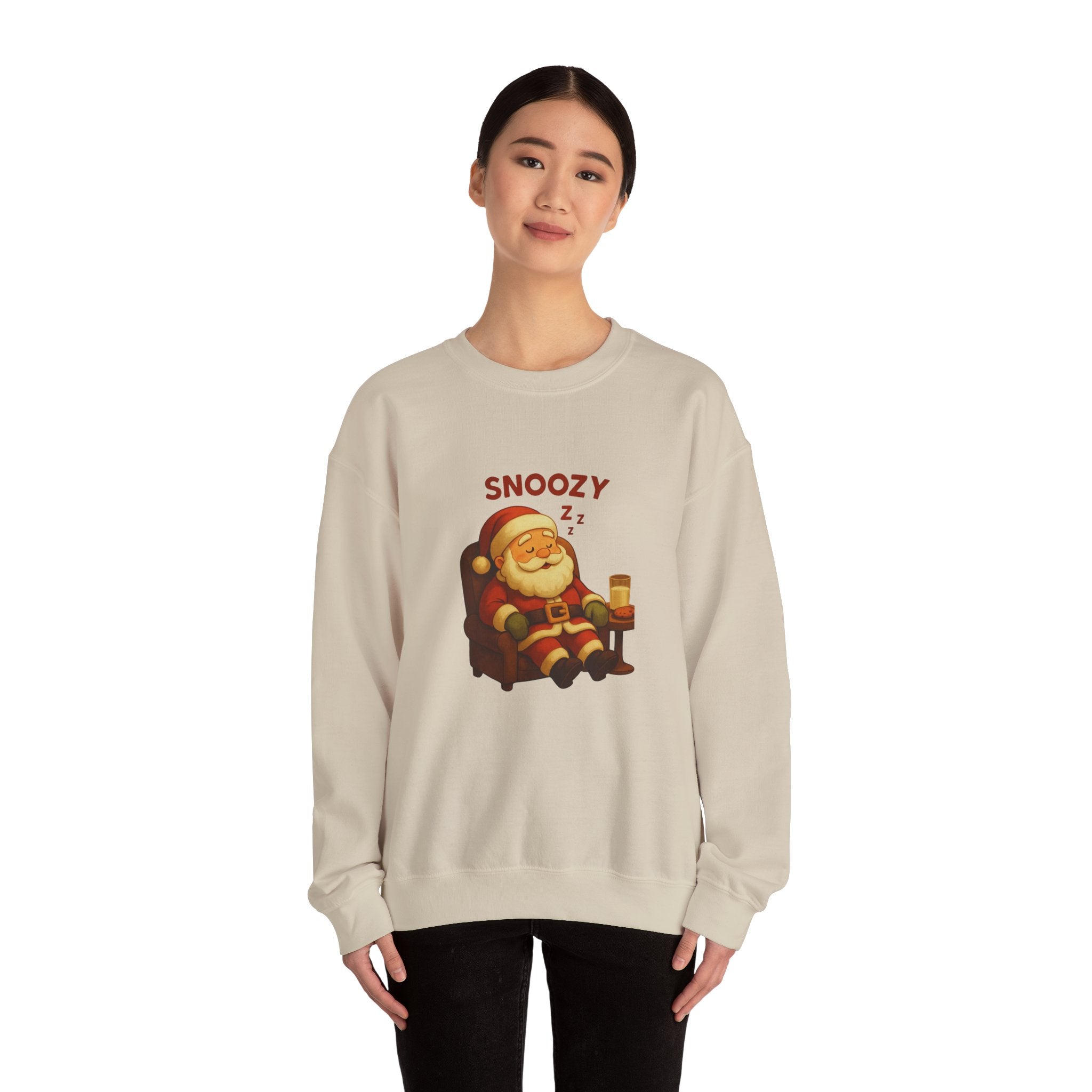 😴 Snoozy Santa Sweatshirt by VTtee 😴