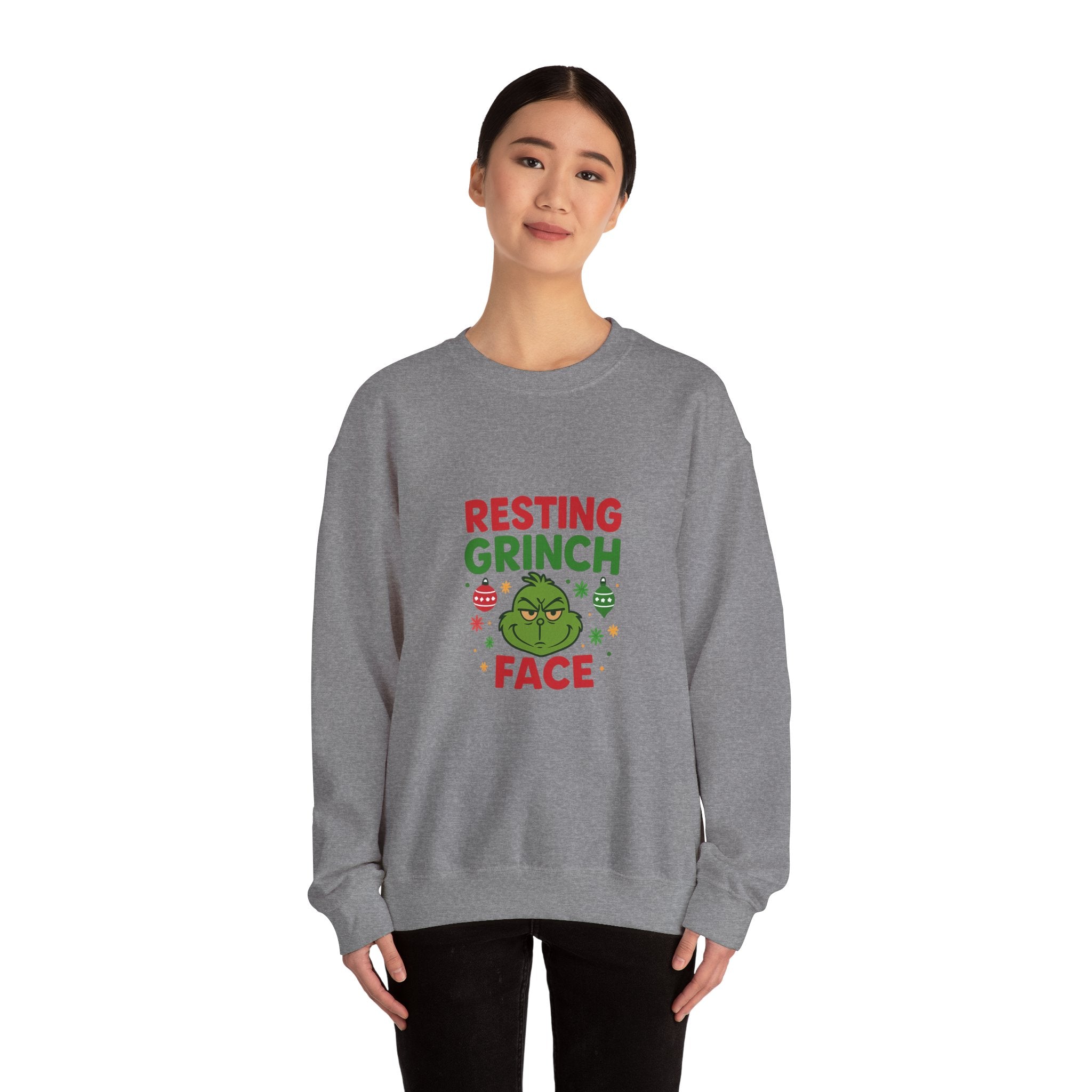 😒 Resting Grinch Face Sweatshirt by VTtee 😒