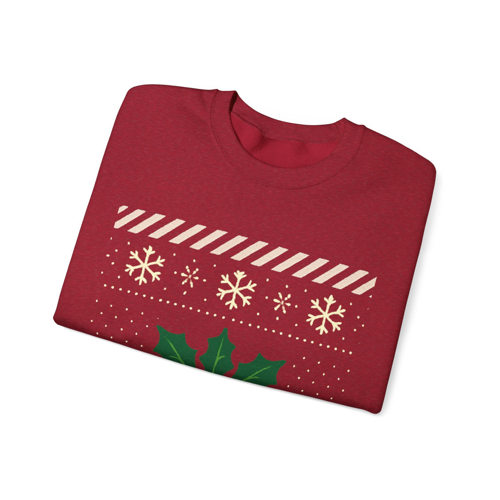 🎄 Candy Cane & Holly Christmas Jumper — VTtee