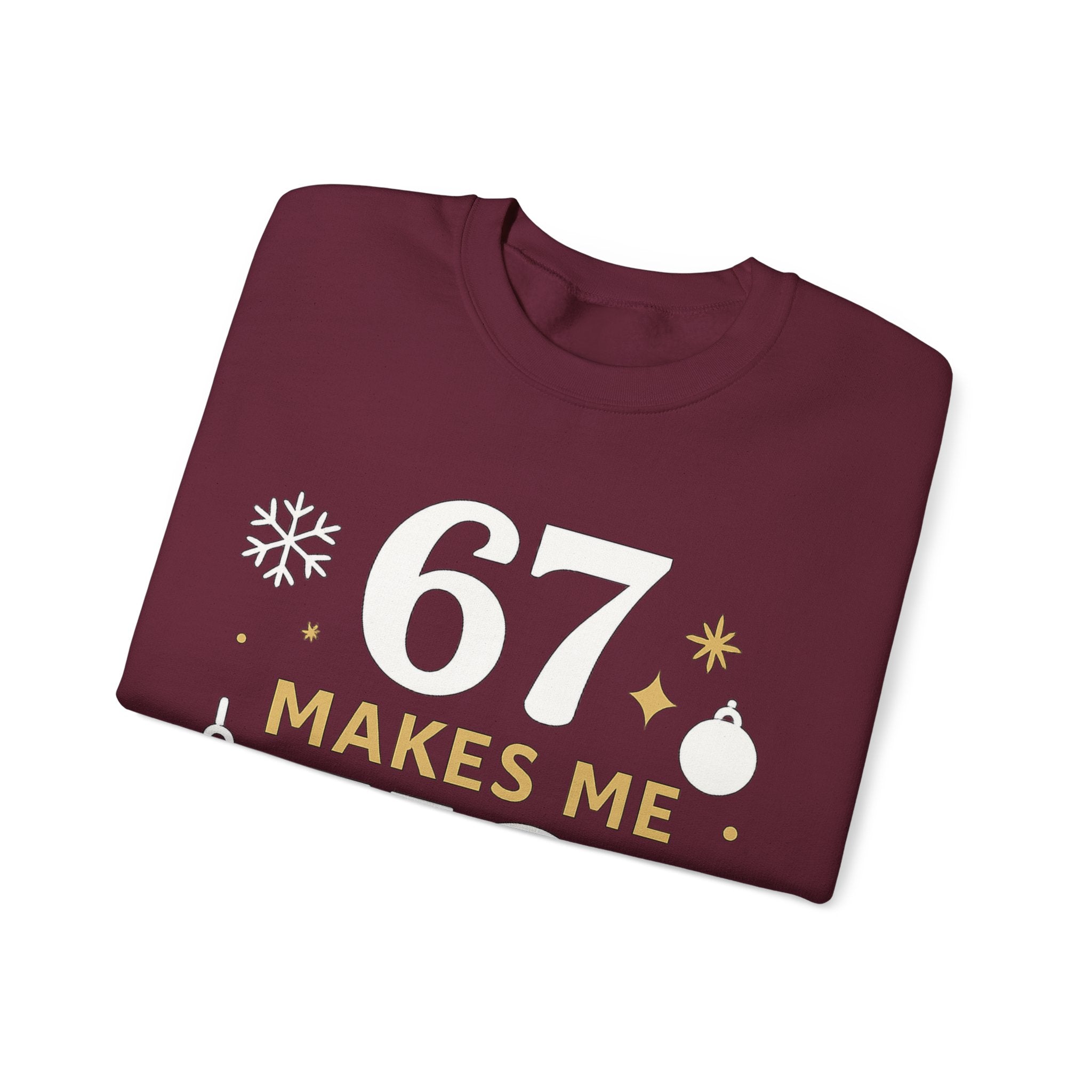 🎄🔥 67 Makes Me Ho Ho Ho – Christmas Meme Jumper by VTtee