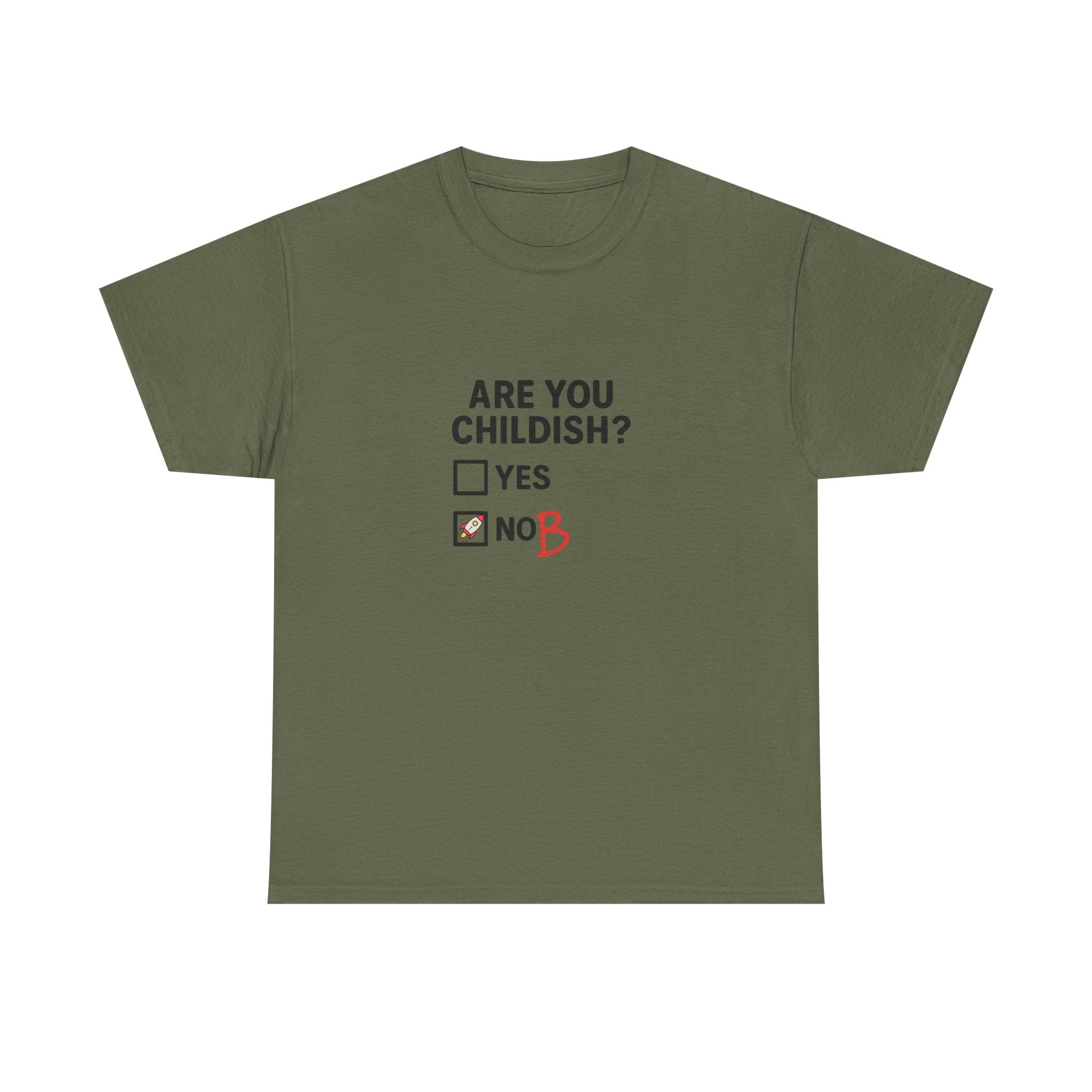 😜🖍️ Funny “Are You Childish?” T-Shirt – Tick Box Humor Tee by VTtee 😂✨