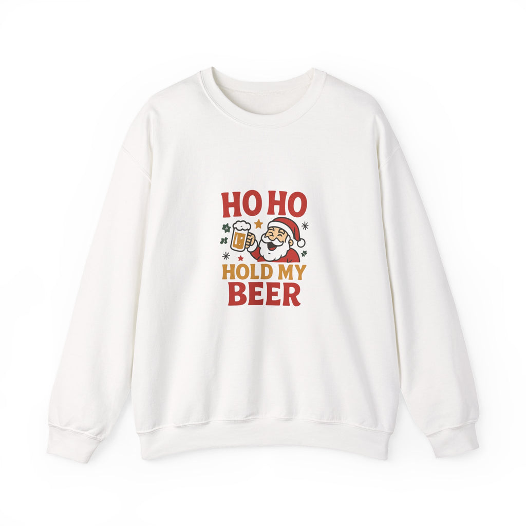 🍺 Ho Ho Hold My Beer Christmas Sweatshirt by VTtee 🎅