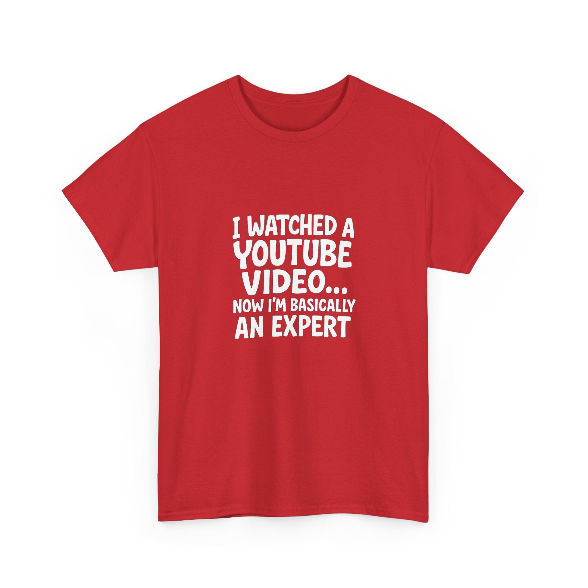 📺🤓 “I Watched a YouTube Video… Now I’m Basically an Expert.” Funny T-Shirt by VTtee 😂✨