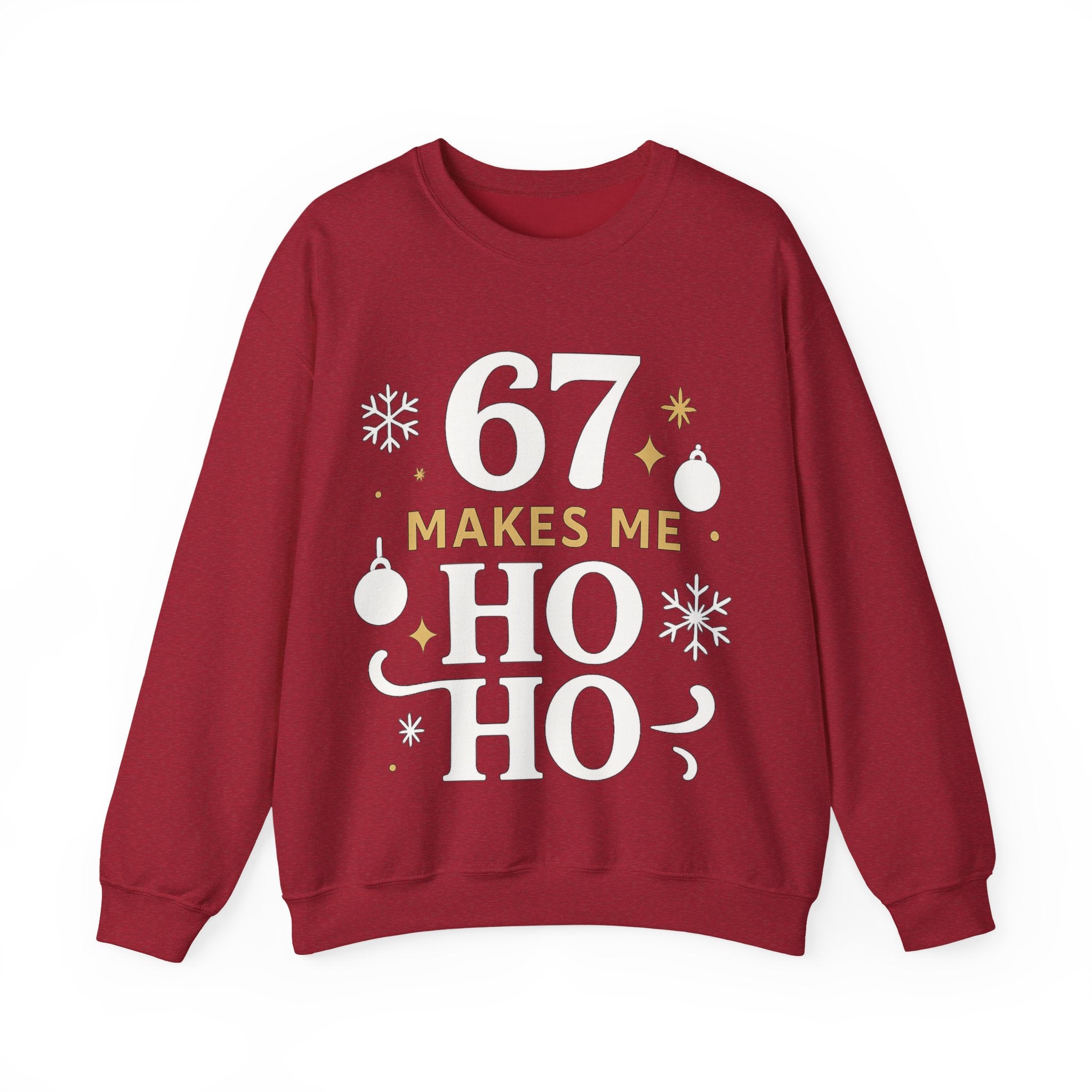 🎄🔥 67 Makes Me Ho Ho Ho – Christmas Meme Jumper by VTtee