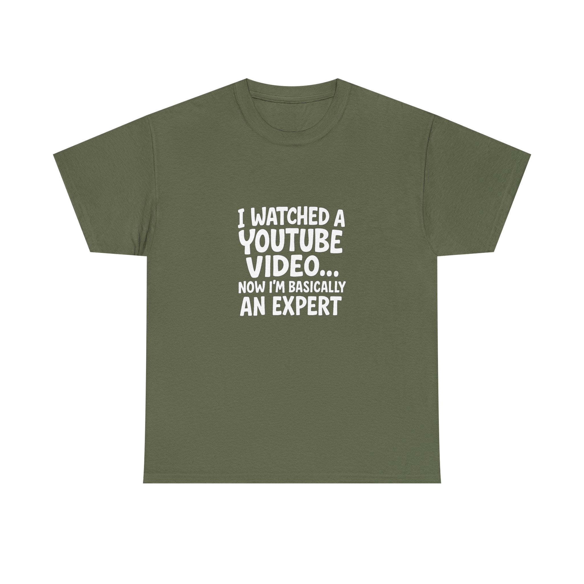 📺🤓 “I Watched a YouTube Video… Now I’m Basically an Expert.” Funny T-Shirt by VTtee 😂✨