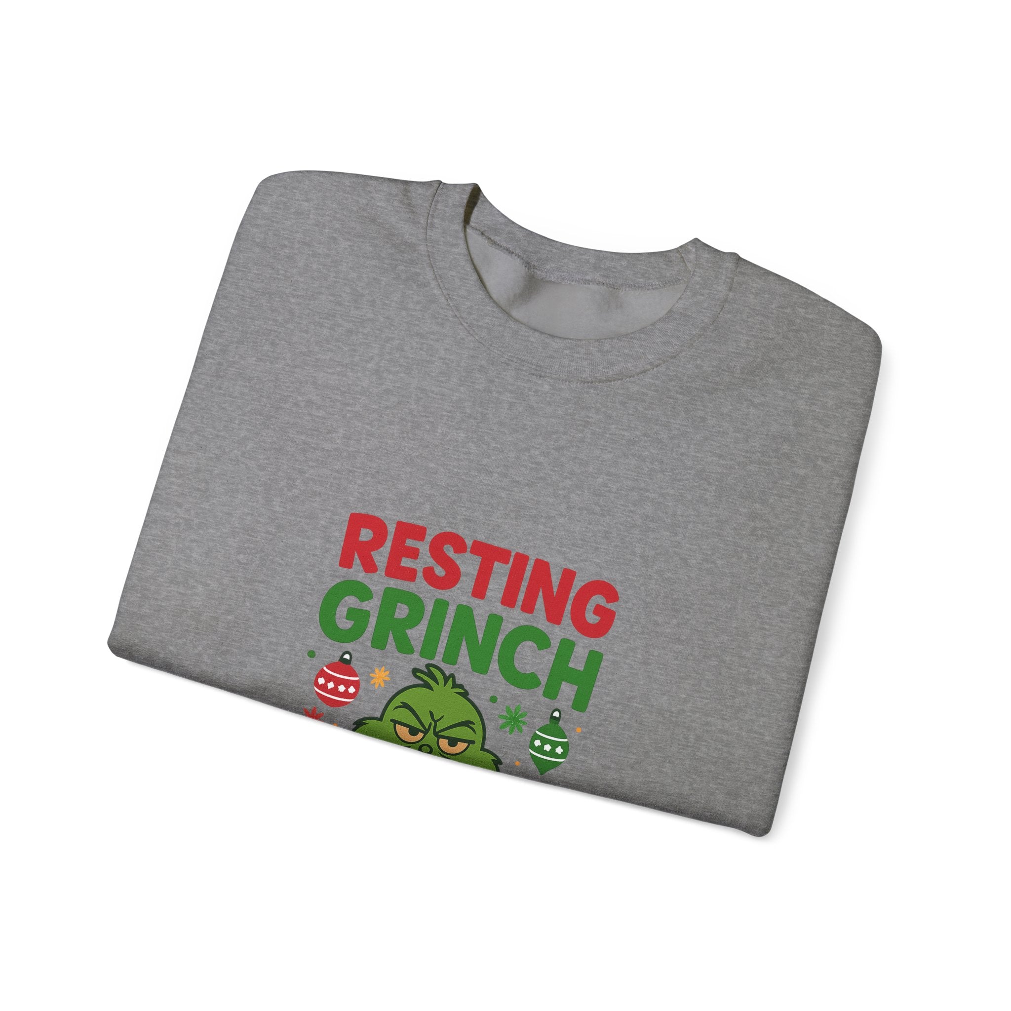 😒 Resting Grinch Face Sweatshirt by VTtee 😒