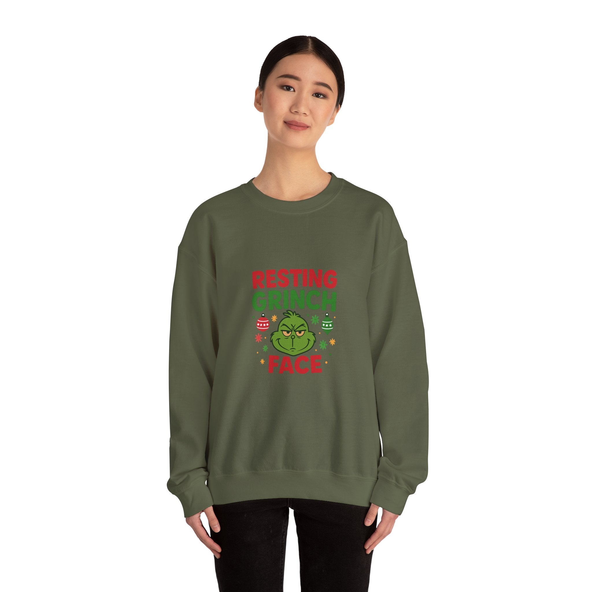 😒 Resting Grinch Face Sweatshirt by VTtee 😒