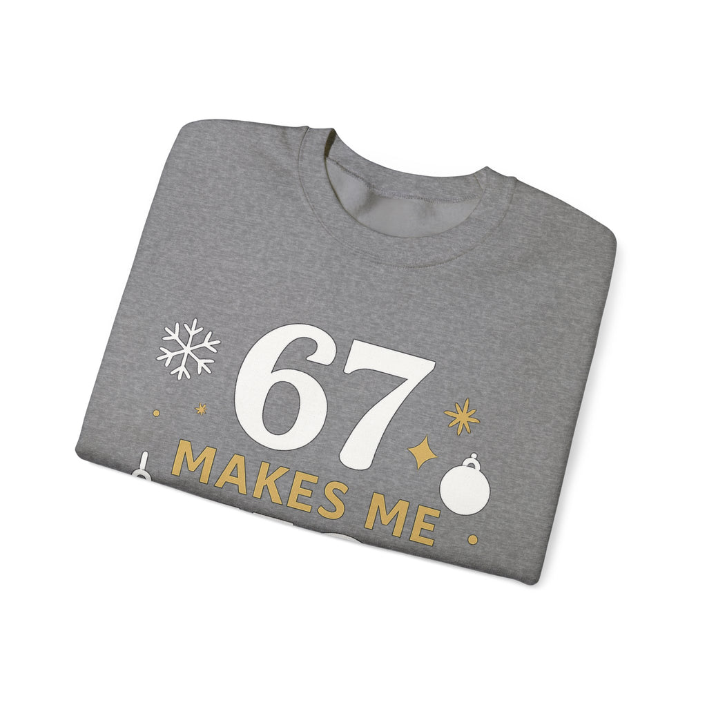 🎄🔥 67 Makes Me Ho Ho Ho – Christmas Meme Jumper by VTtee