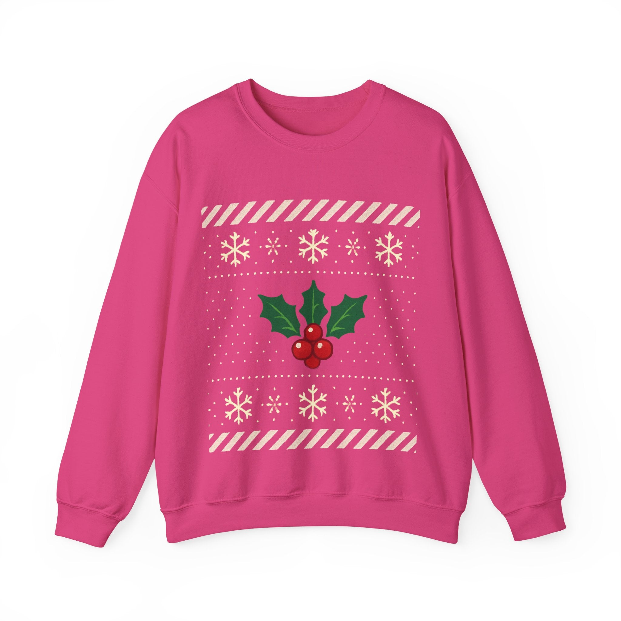 🎄 Candy Cane & Holly Christmas Jumper — VTtee