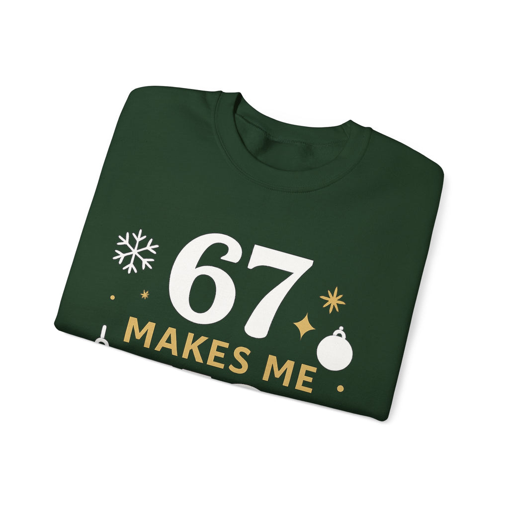 🎄🔥 67 Makes Me Ho Ho Ho – Christmas Meme Jumper by VTtee
