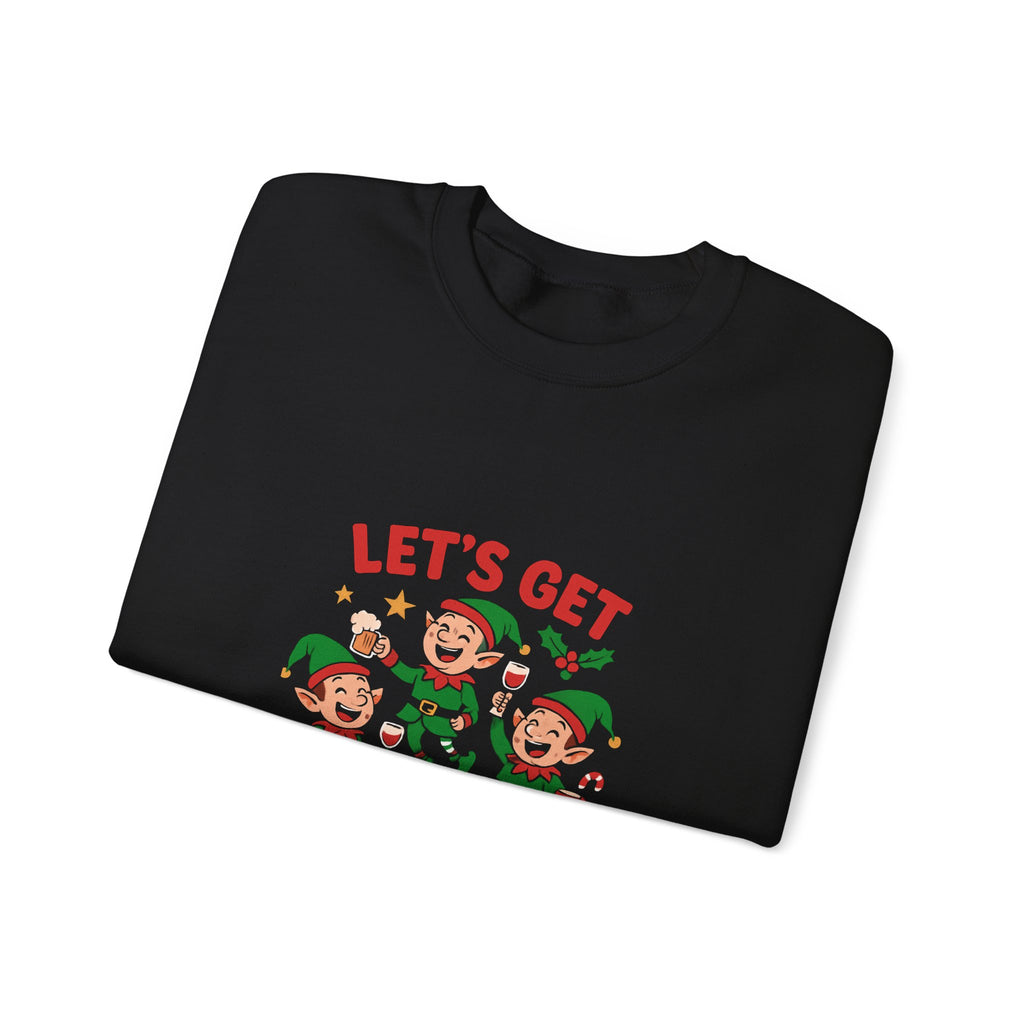 🎄 Let’s Get Elfed Up Christmas Tee by VTtee 🍸