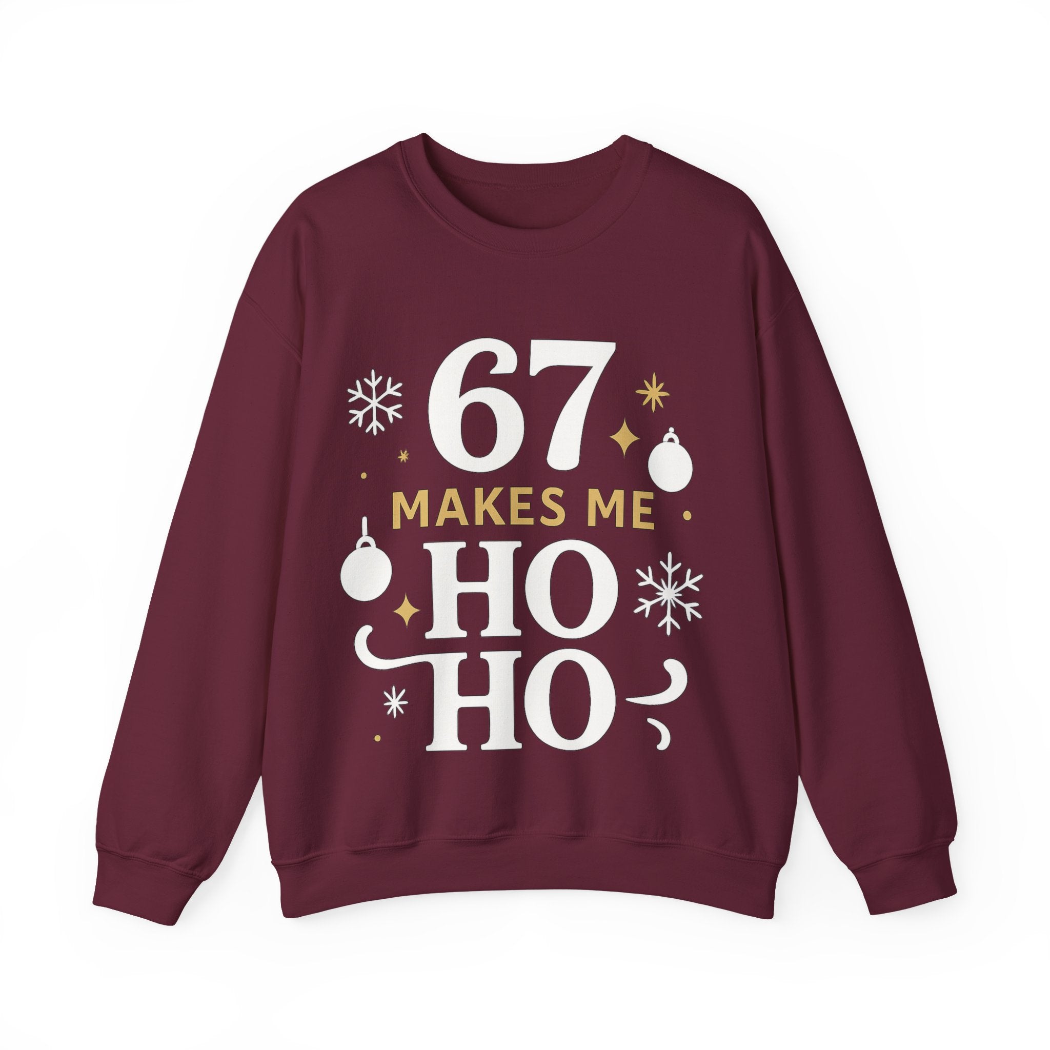 🎄🔥 67 Makes Me Ho Ho Ho – Christmas Meme Jumper by VTtee