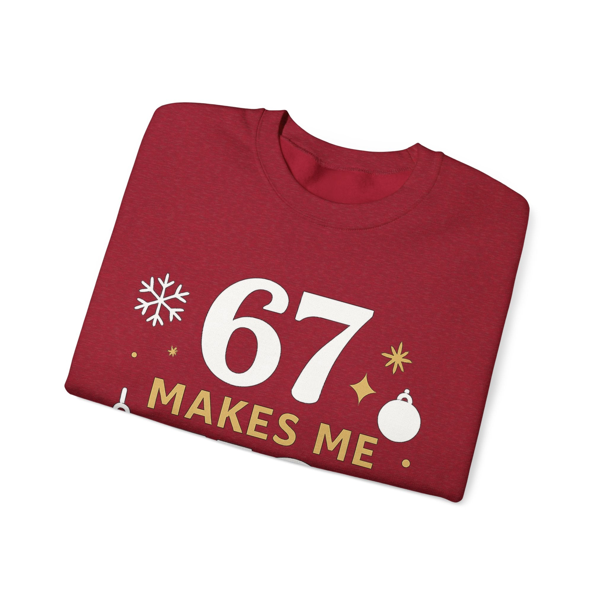 🎄🔥 67 Makes Me Ho Ho Ho – Christmas Meme Jumper by VTtee