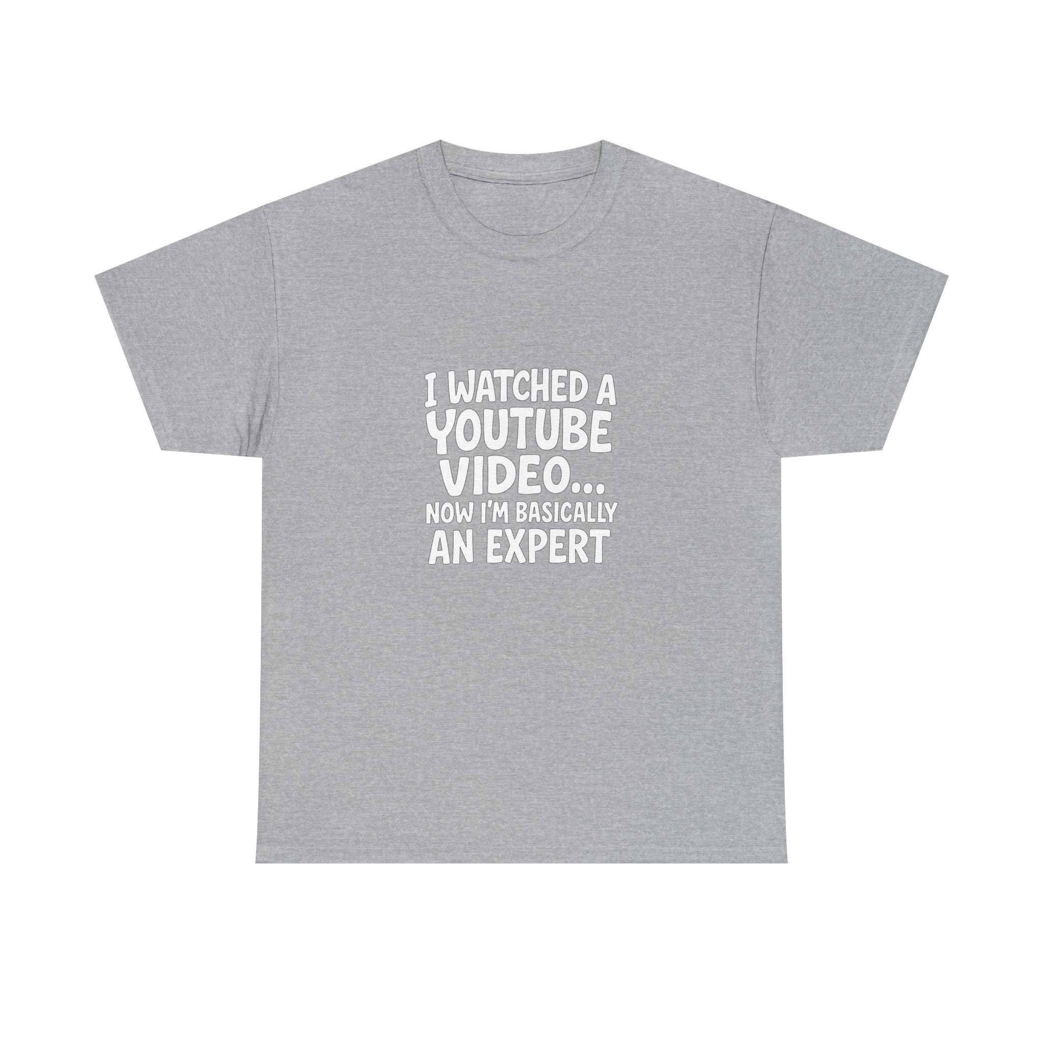 📺🤓 “I Watched a YouTube Video… Now I’m Basically an Expert.” Funny T-Shirt by VTtee 😂✨