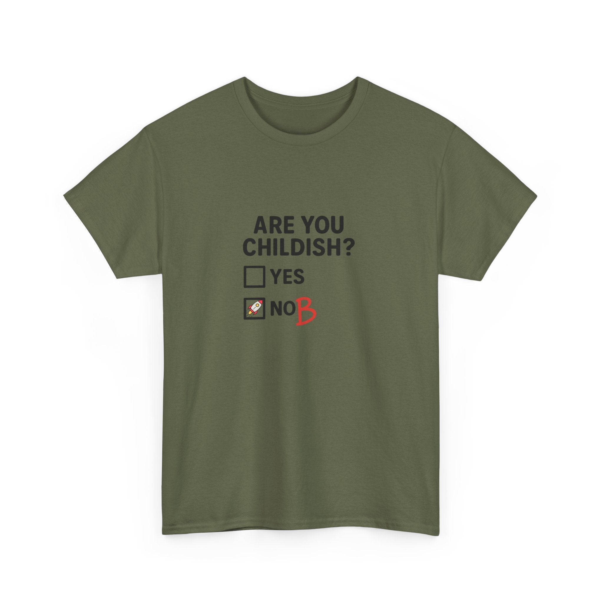 😜🖍️ Funny “Are You Childish?” T-Shirt – Tick Box Humor Tee by VTtee 😂✨