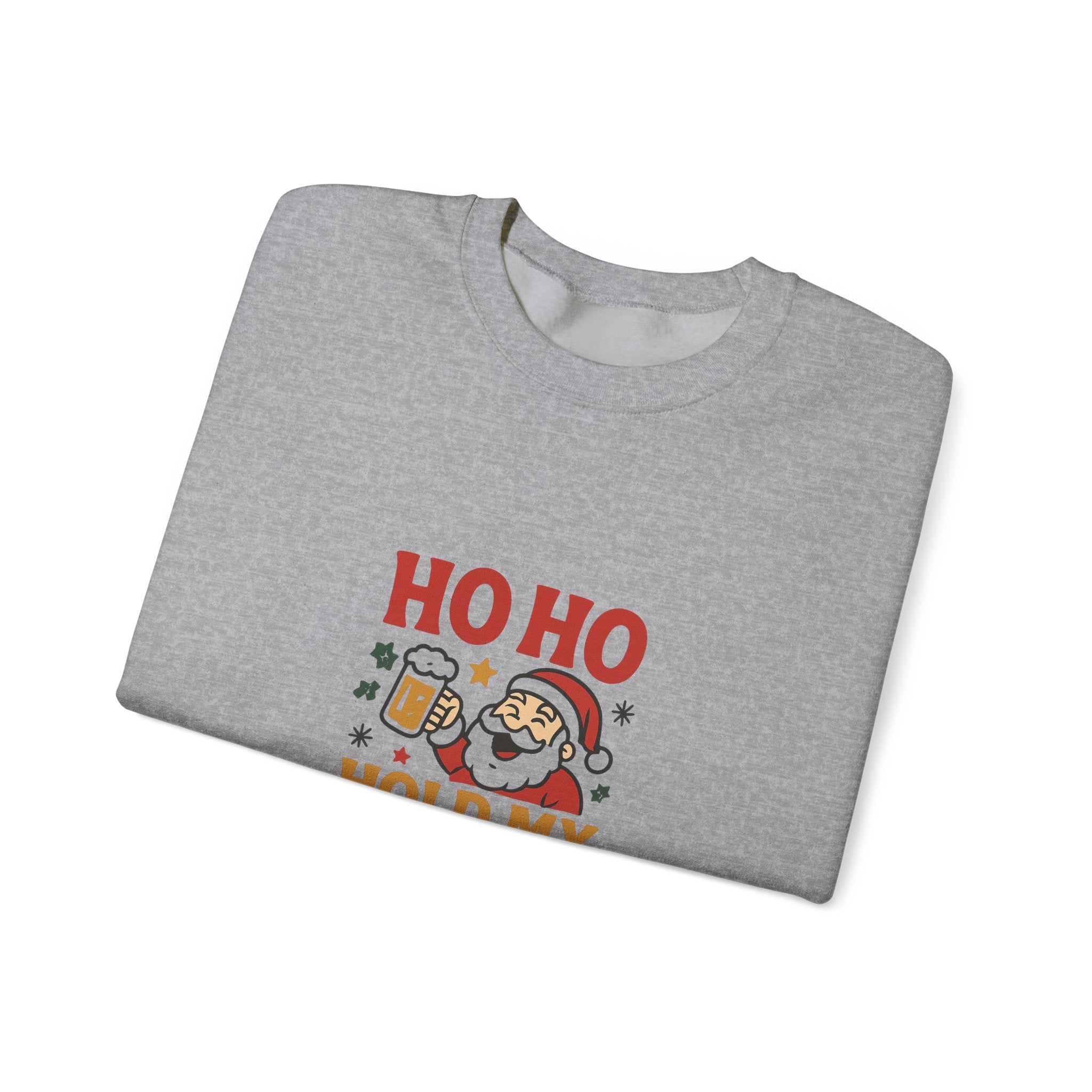 🍺 Ho Ho Hold My Beer Christmas Sweatshirt by VTtee 🎅