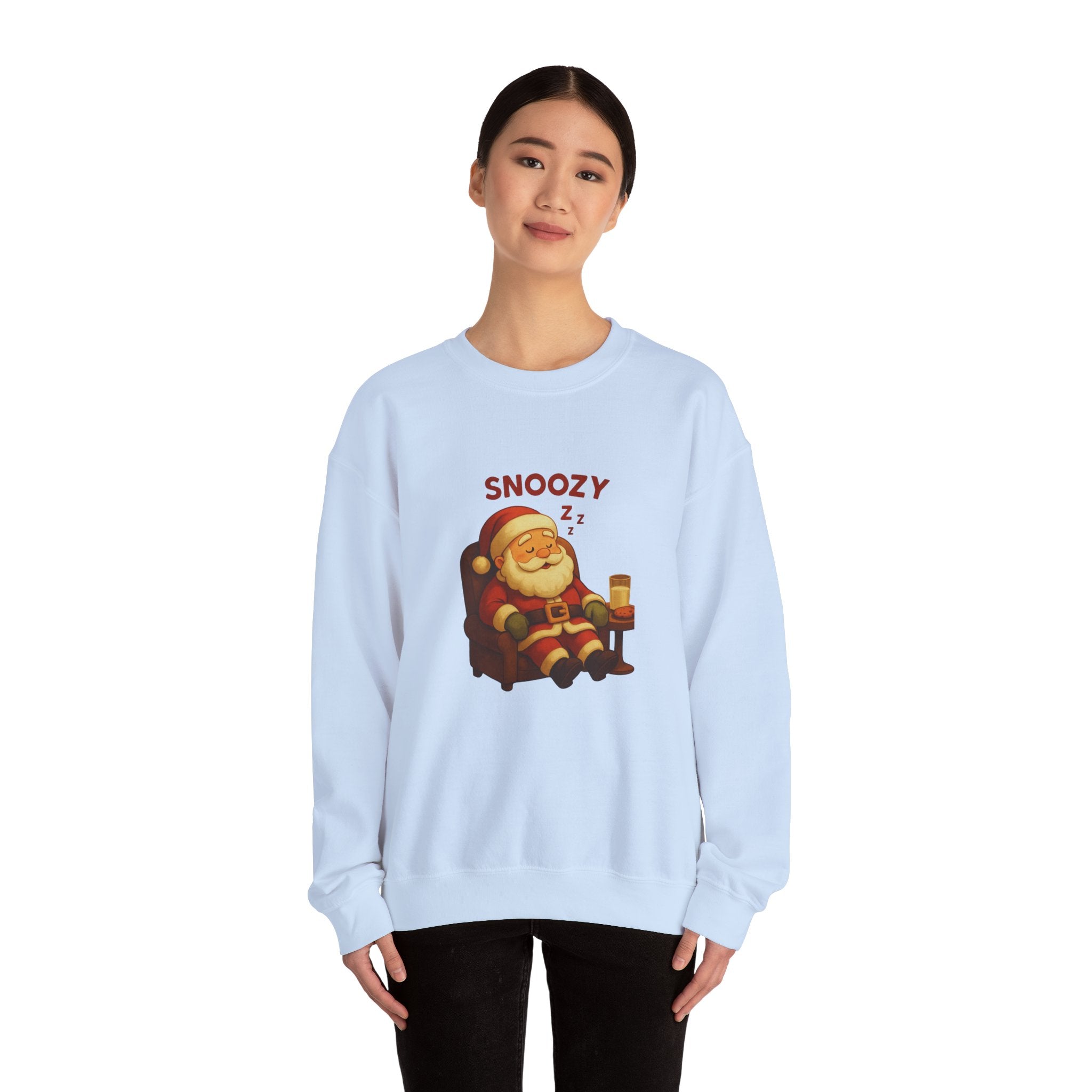 😴 Snoozy Santa Sweatshirt by VTtee 😴