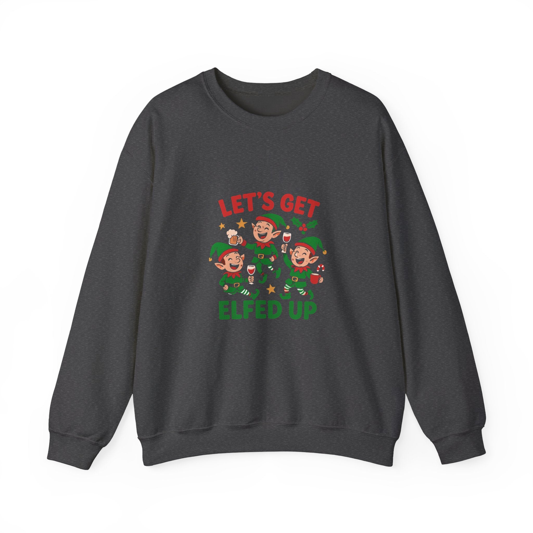 🎄 Let’s Get Elfed Up Christmas Tee by VTtee 🍸