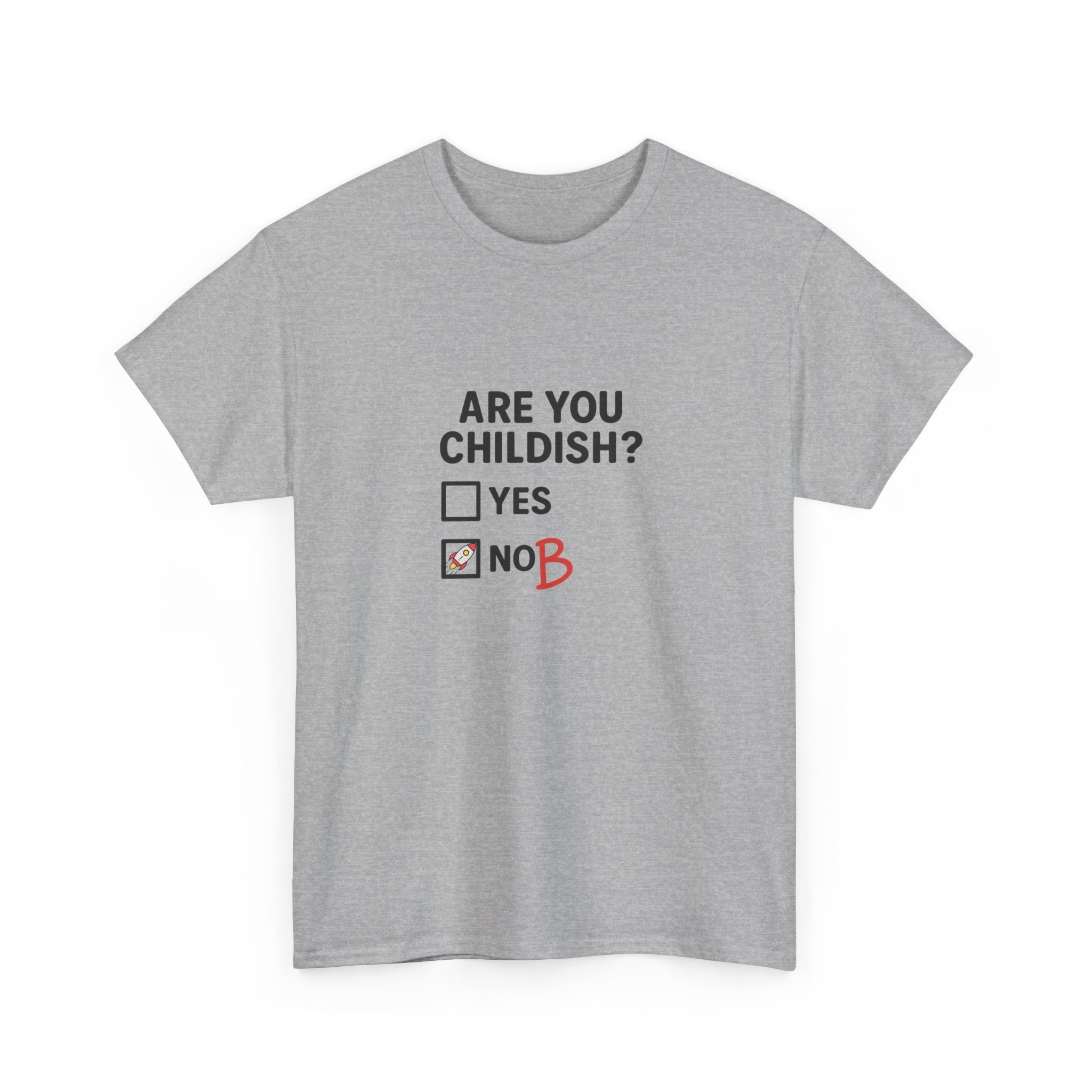 😜🖍️ Funny “Are You Childish?” T-Shirt – Tick Box Humor Tee by VTtee 😂✨