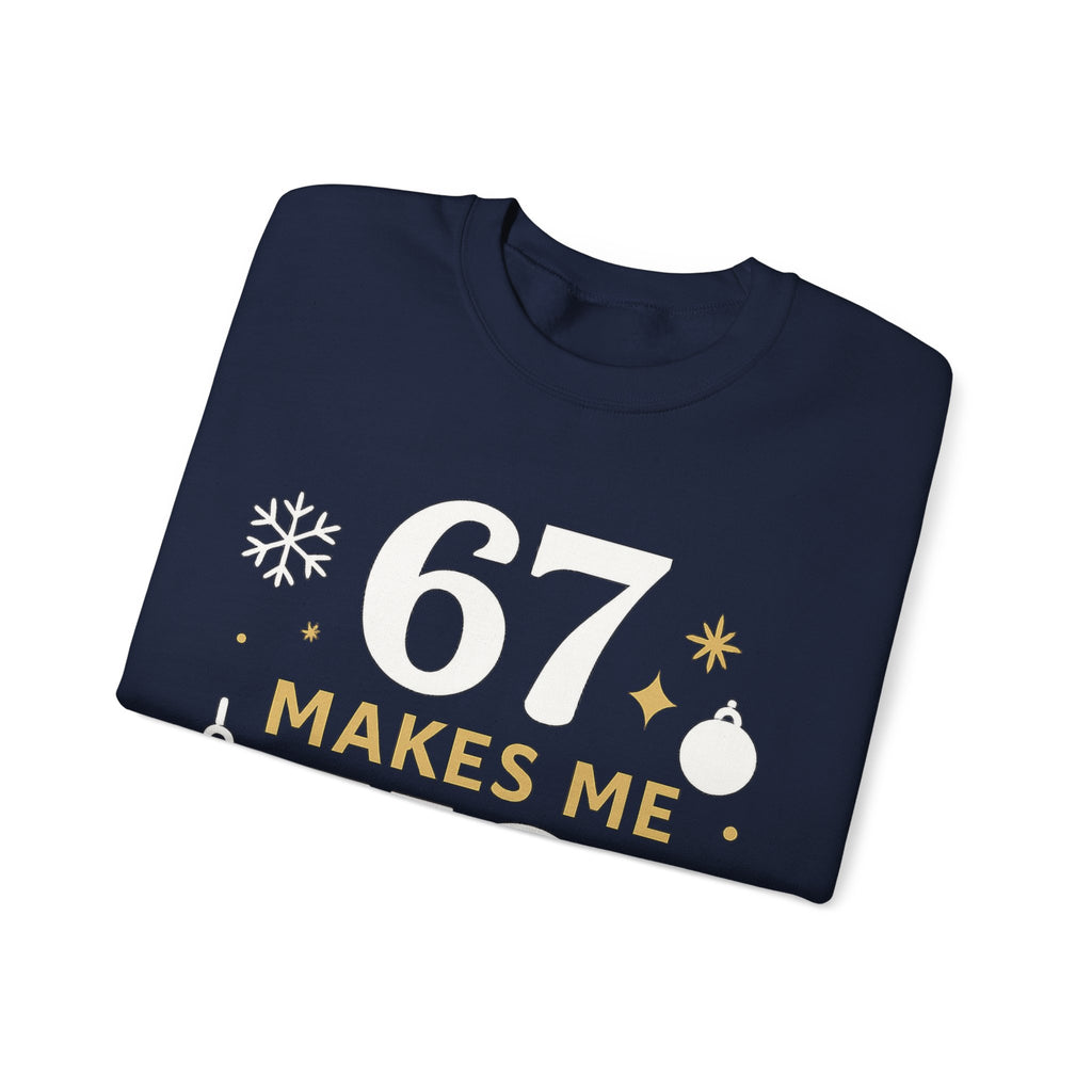 🎄🔥 67 Makes Me Ho Ho Ho – Christmas Meme Jumper by VTtee