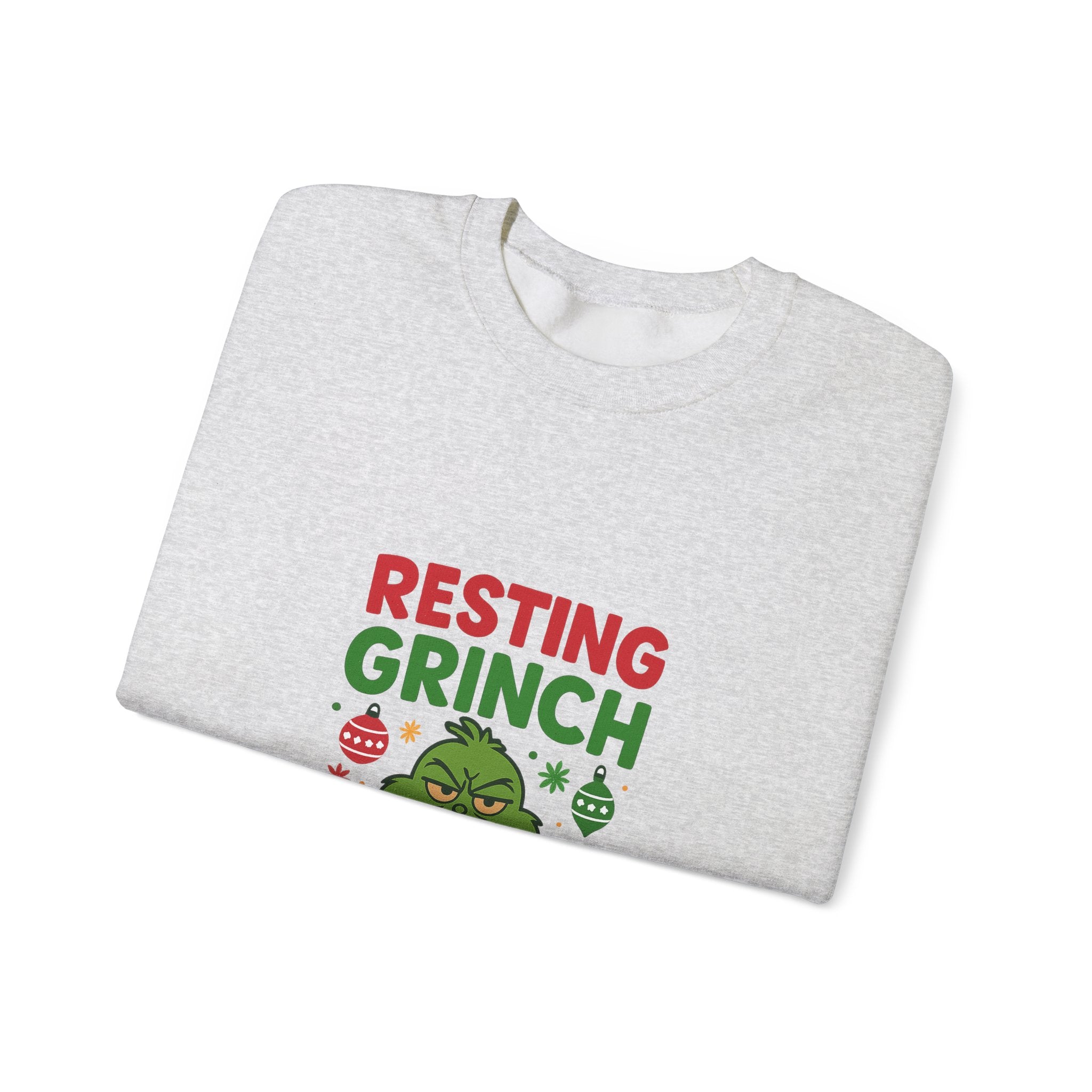 😒 Resting Grinch Face Sweatshirt by VTtee 😒