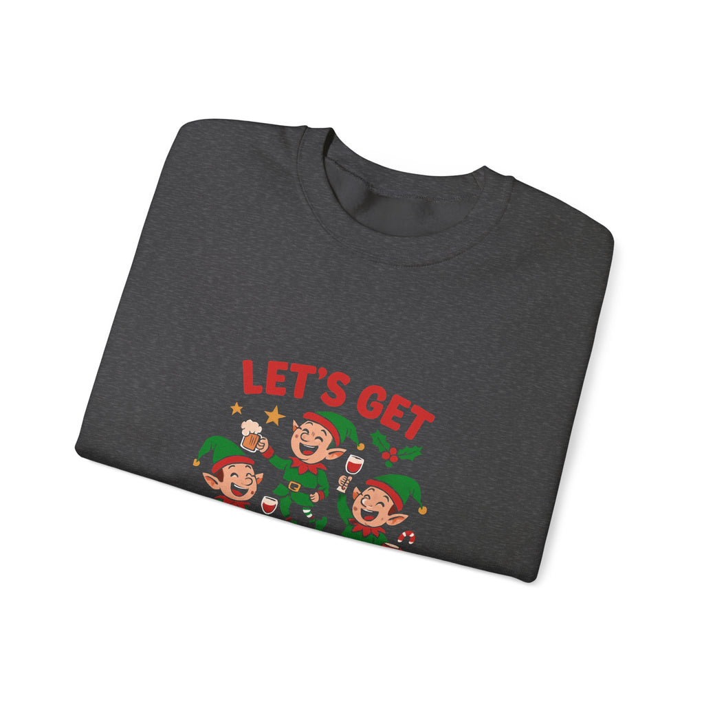 🎄 Let’s Get Elfed Up Christmas Tee by VTtee 🍸