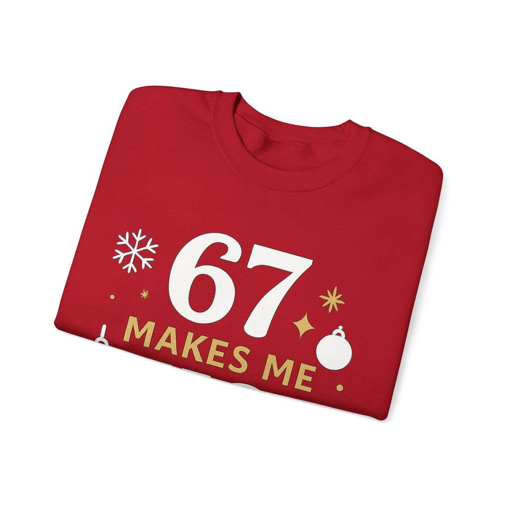 🎄🔥 67 Makes Me Ho Ho Ho – Christmas Meme Jumper by VTtee