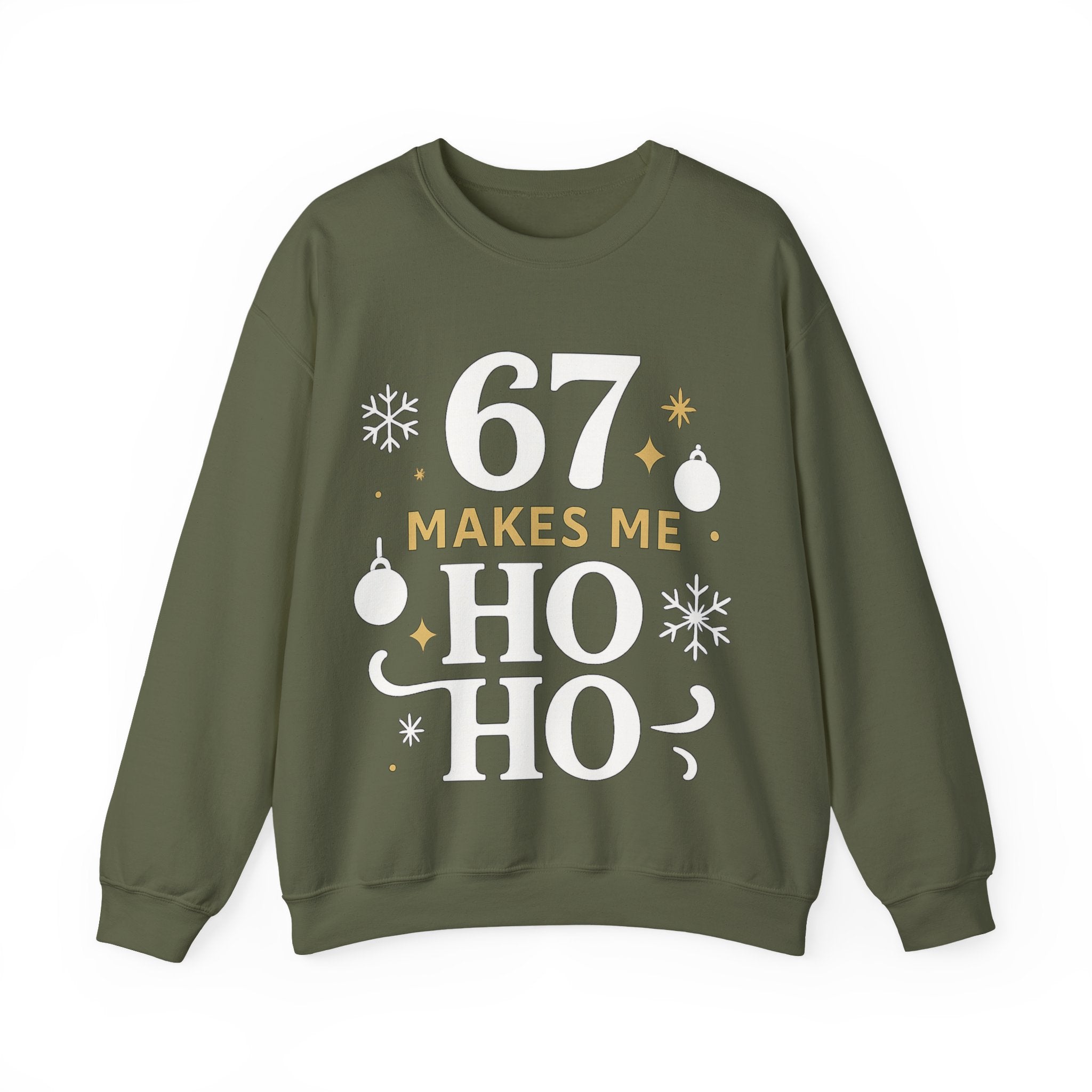 🎄🔥 67 Makes Me Ho Ho Ho – Christmas Meme Jumper by VTtee