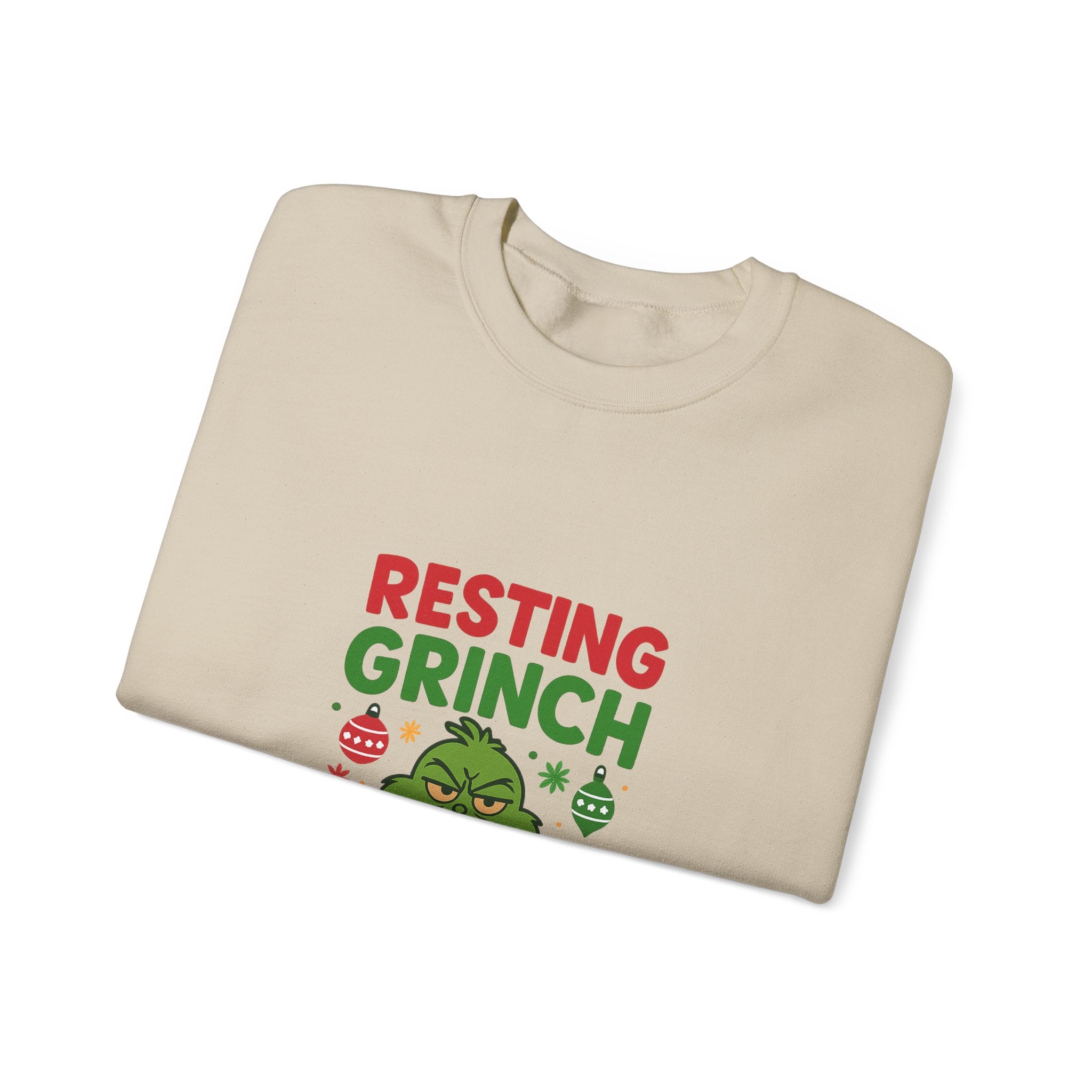 😒 Resting Grinch Face Sweatshirt by VTtee 😒