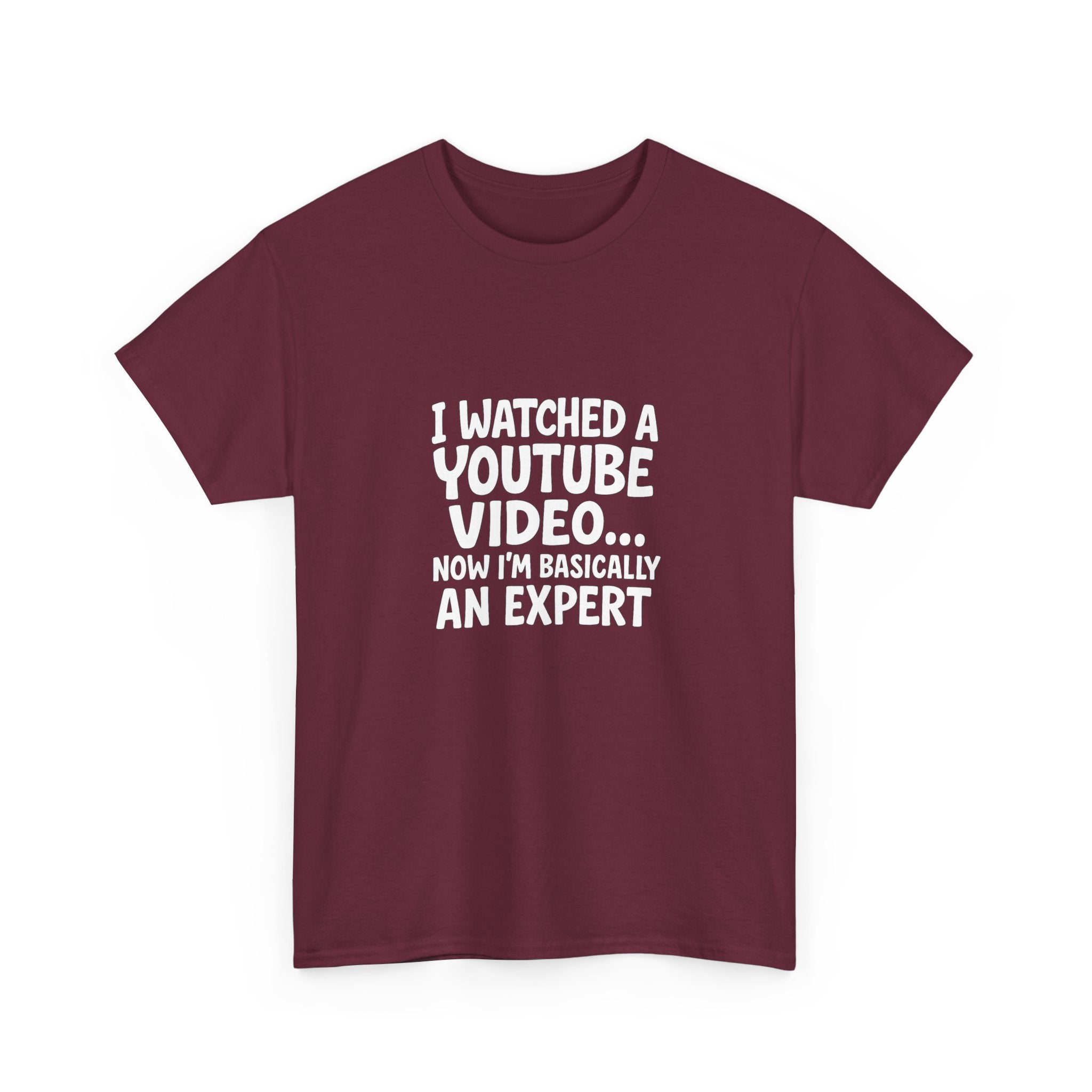 📺🤓 “I Watched a YouTube Video… Now I’m Basically an Expert.” Funny T-Shirt by VTtee 😂✨