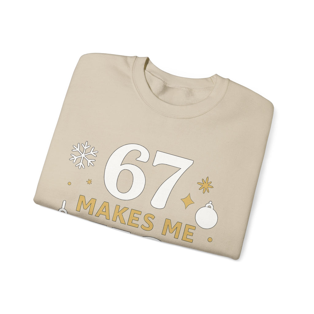 🎄🔥 67 Makes Me Ho Ho Ho – Christmas Meme Jumper by VTtee