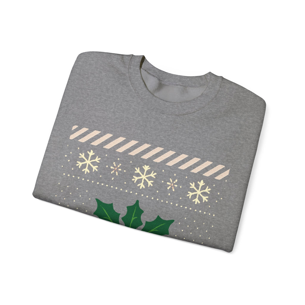 🎄 Candy Cane & Holly Christmas Jumper — VTtee