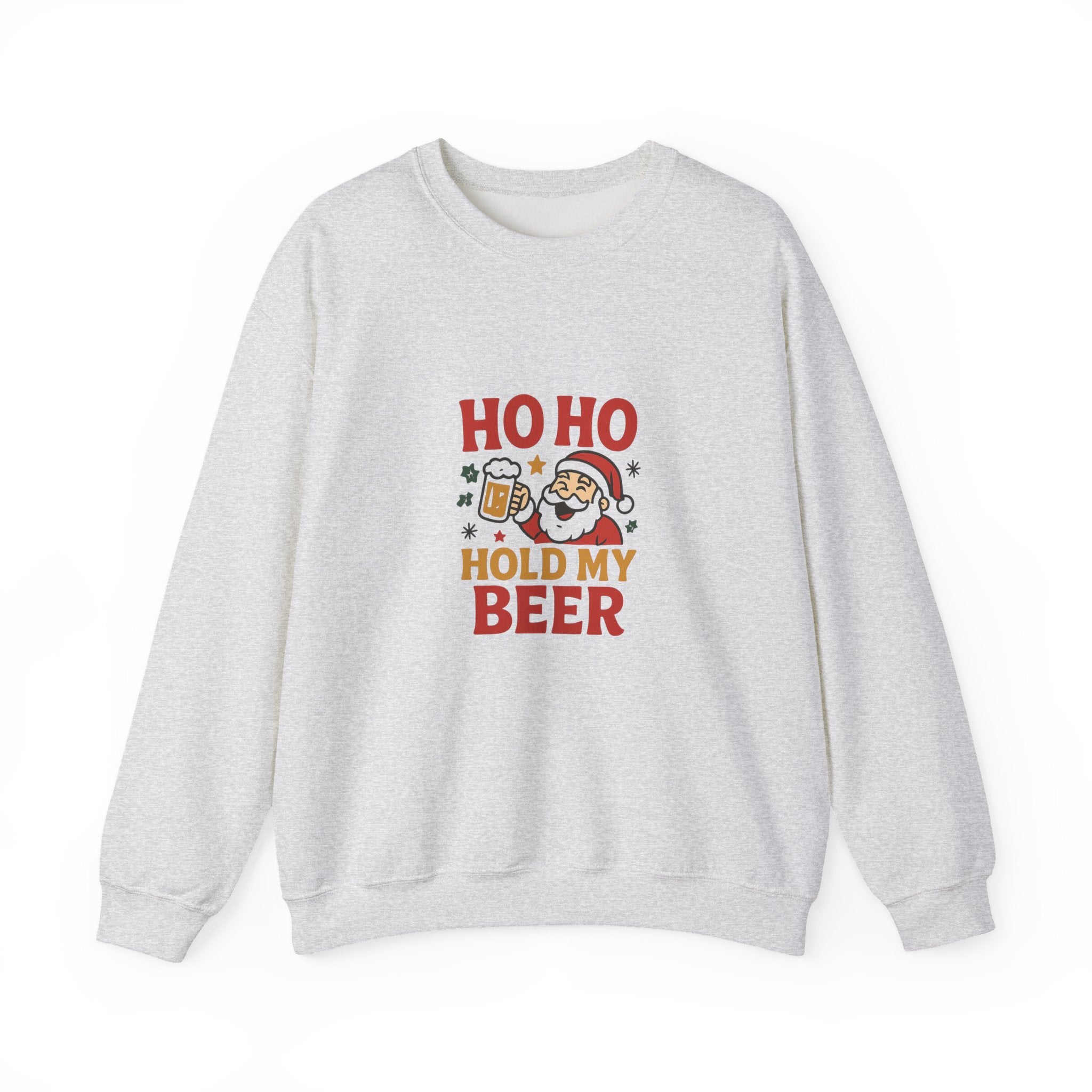 🍺 Ho Ho Hold My Beer Christmas Sweatshirt by VTtee 🎅