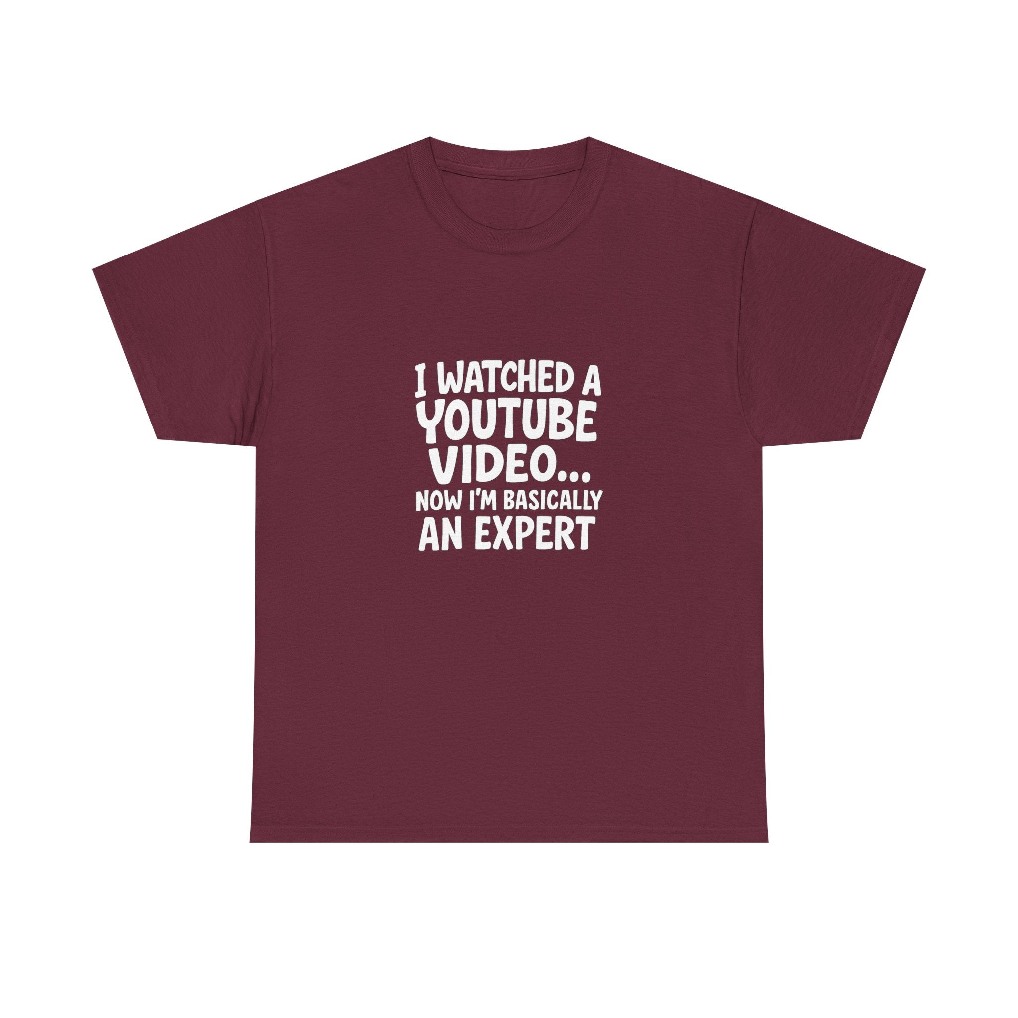 📺🤓 “I Watched a YouTube Video… Now I’m Basically an Expert.” Funny T-Shirt by VTtee 😂✨