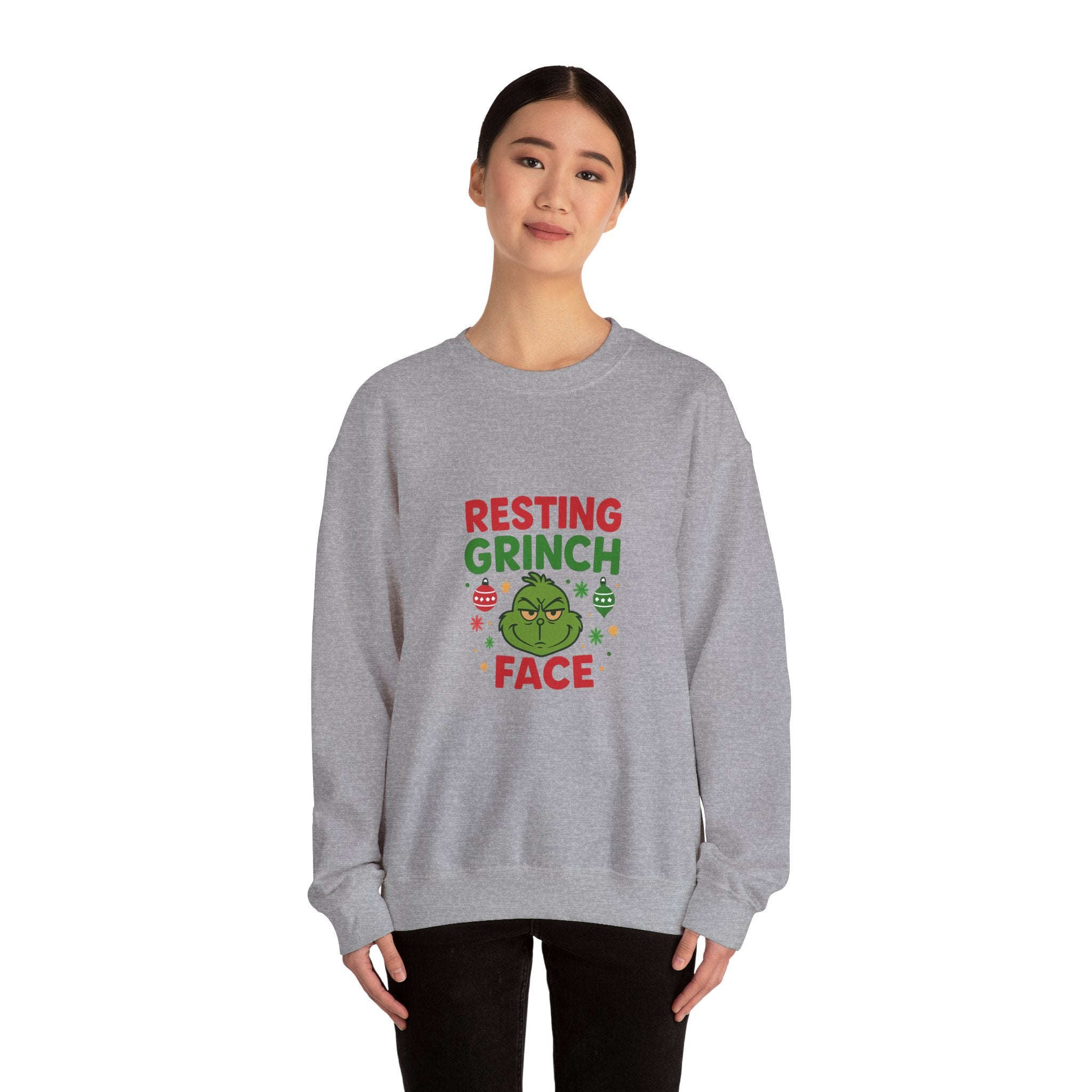 😒 Resting Grinch Face Sweatshirt by VTtee 😒