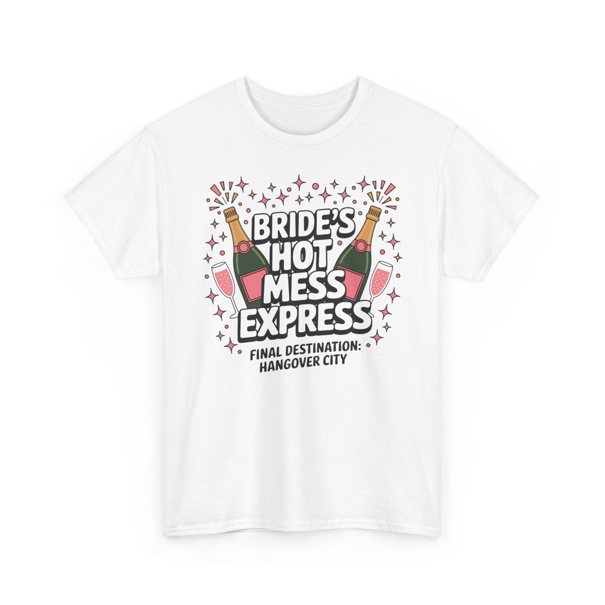 💋 Bride’s Hot Mess Express – Hen Do 2026 Tee by VTtee 💋