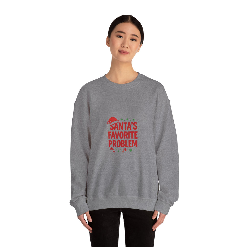 🎅 Santa’s Favourite Problem Sweatshirt by VTtee 🎅