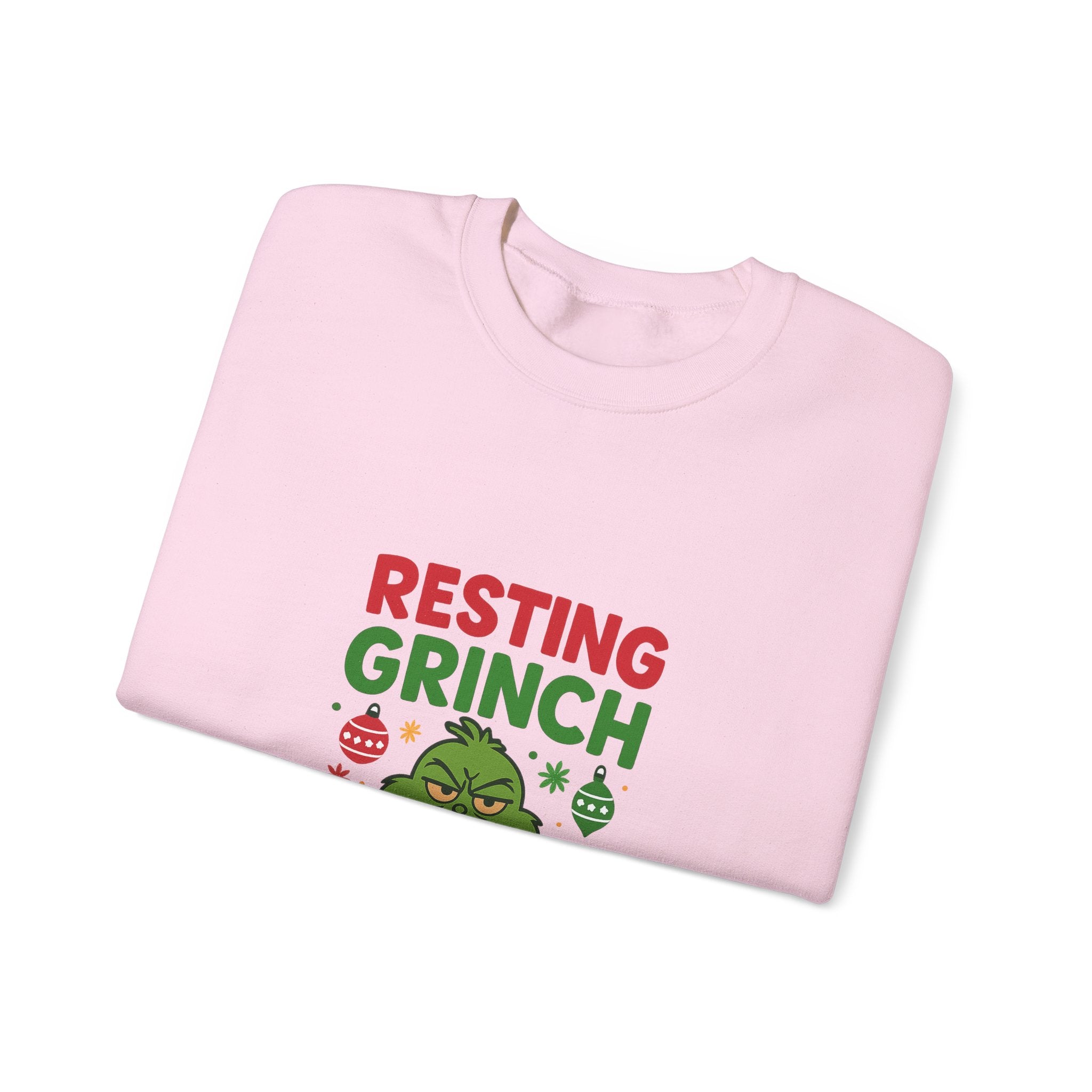 😒 Resting Grinch Face Sweatshirt by VTtee 😒